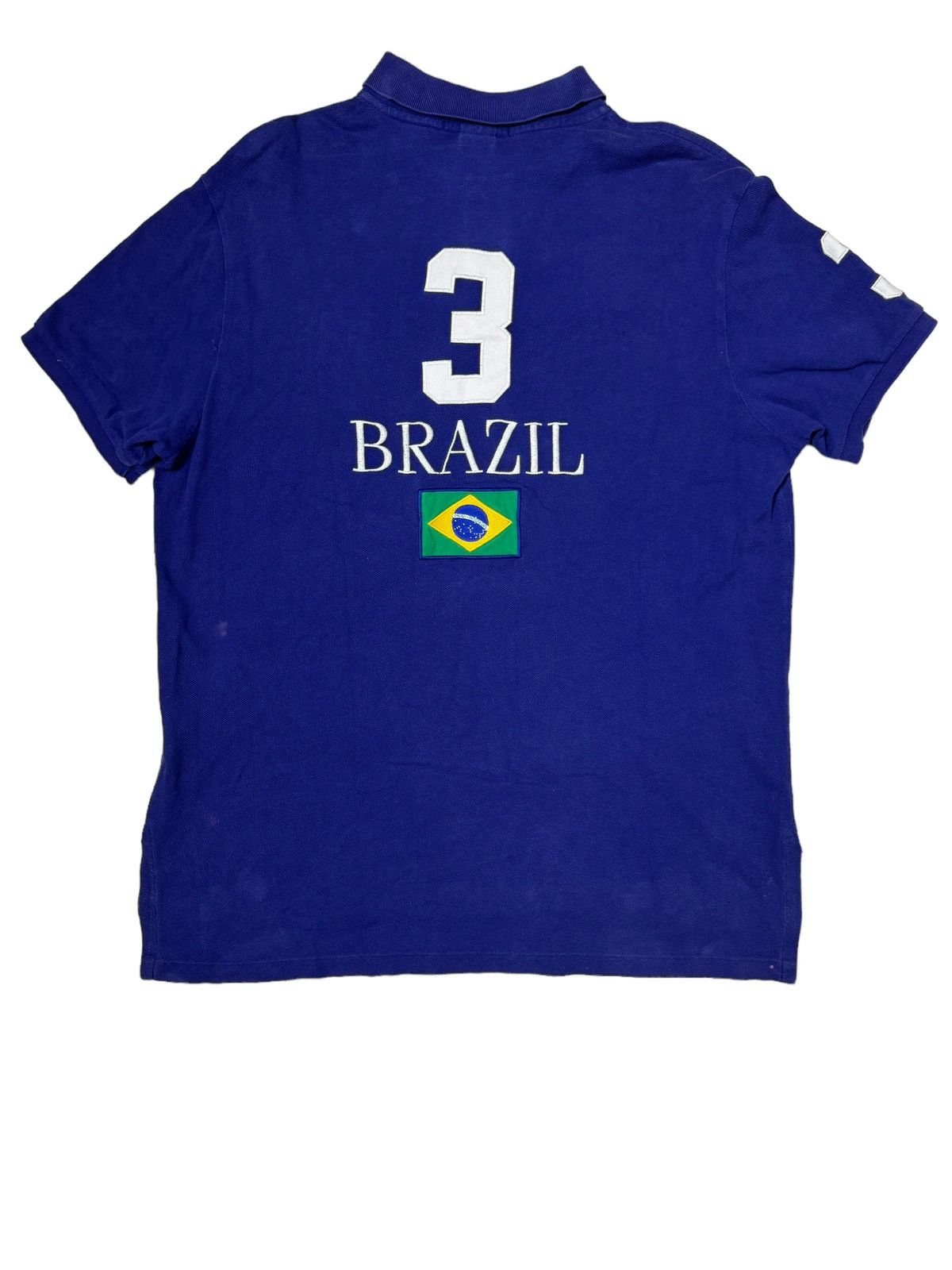 Polo Ralph Lauren Vintage Polo Ralph Lauren Chief Keef Brazil no 3 Size US XXL / EU 58 / 5 - 4 Thumbnail