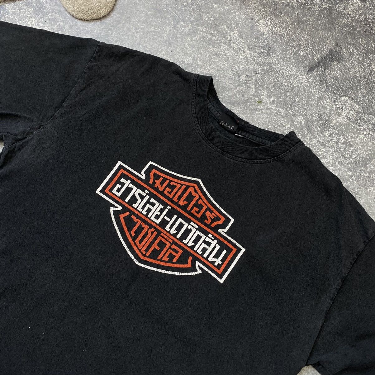 Harley Davidson Vintage Harley Davidson Big Logo y2k Graphic 90’s tee Size US XXL / EU 58 / 5 - 2 Thumbnail