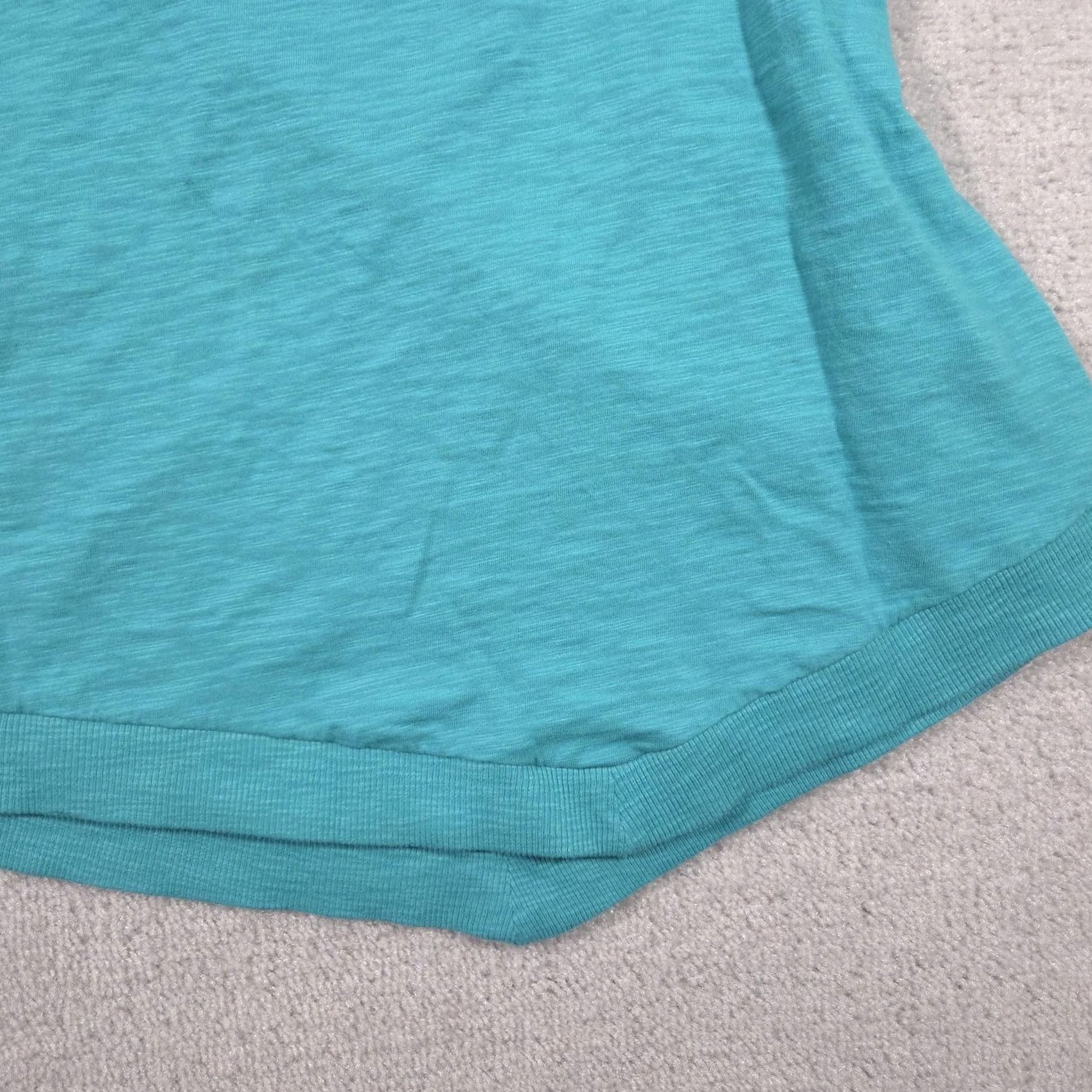 Vintage VINTAGE Chico's Shirt Womens XXL Blue Short Sleeve Asymmetrical Hem Cotton Modal Tee Top Size XXL / US 16-18 / IT 52-54 - 4 Thumbnail
