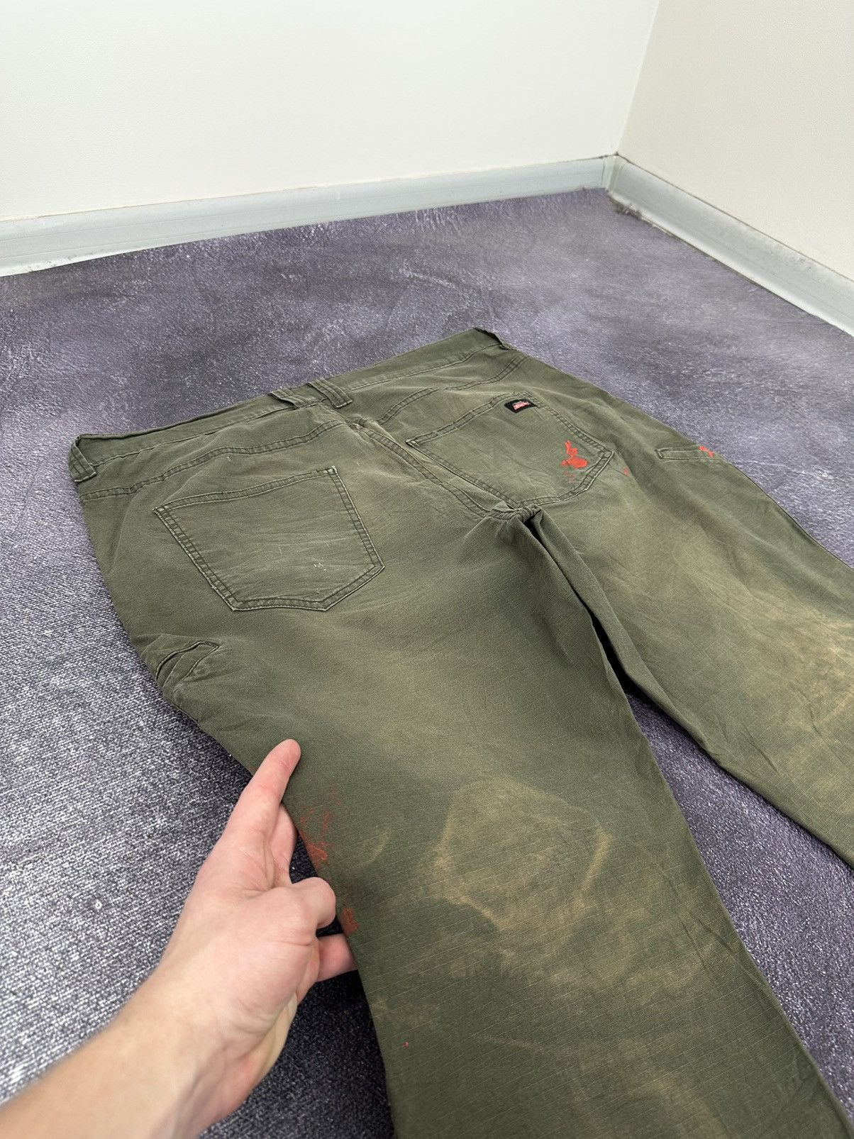 Dickies Vintage Dickies Cargo Carpenter Baggy Faded USA Work Pants Size US 38 / EU 54 - 7 Thumbnail