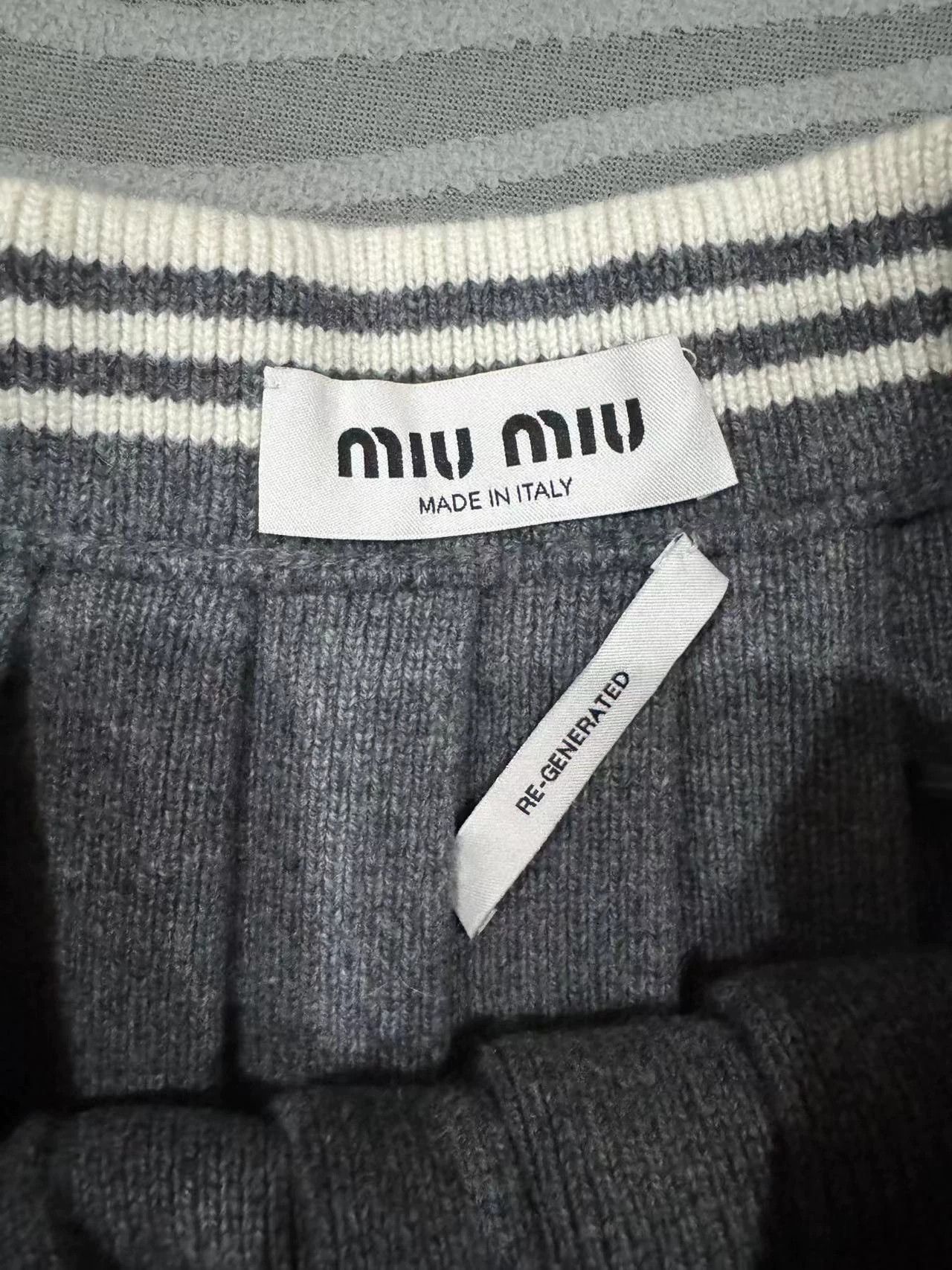 Miu Miu MIU MIU Cashmere Pleated Skirt New Worn Once No Tags Size 26" / US 2 / IT 38 - 3 Thumbnail