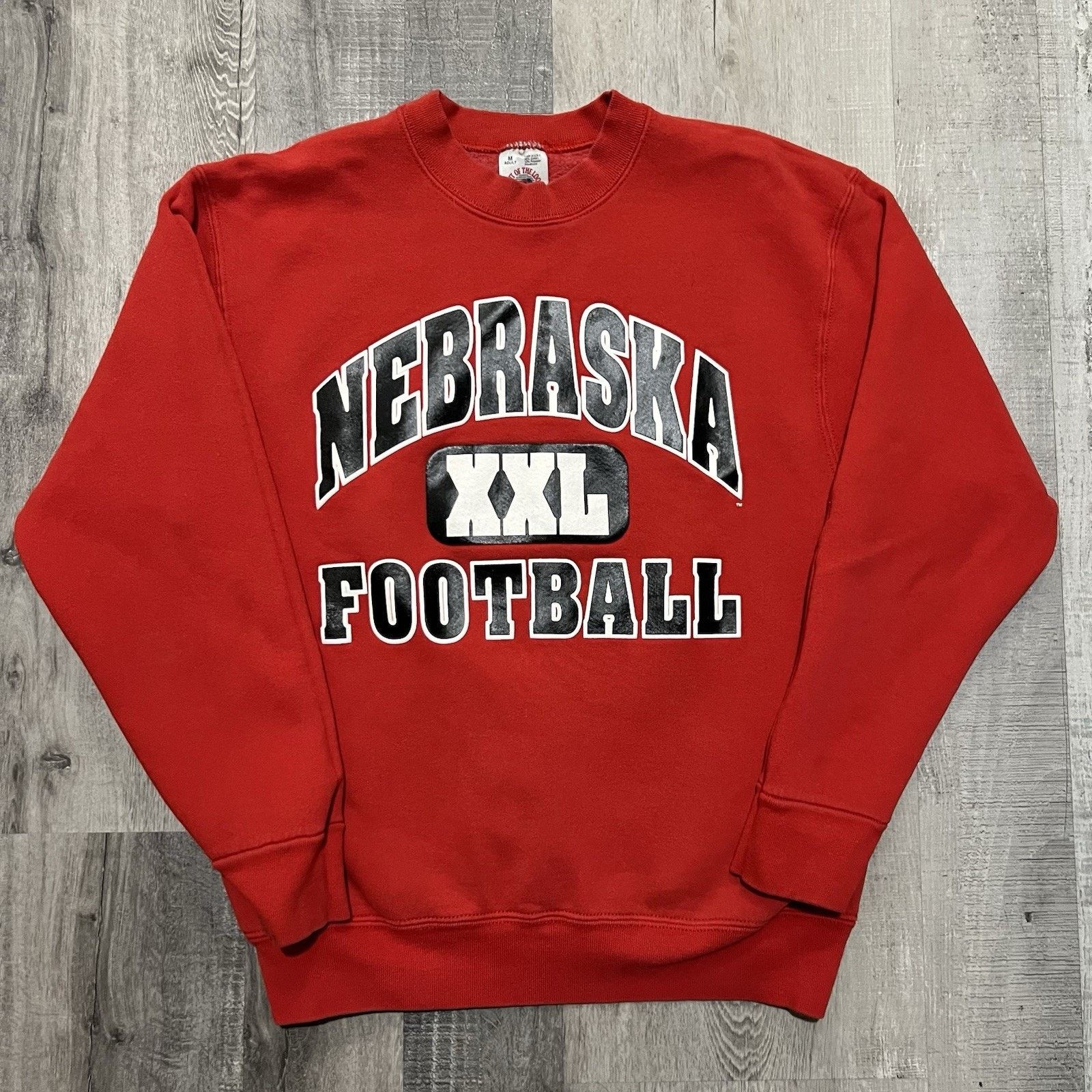 Fruit Of The Loom VTG Nebraska Cornhuskers College Red 90s Huskers Crewneck Size US M / EU 48-50 / 2 - 1 Thumbnail