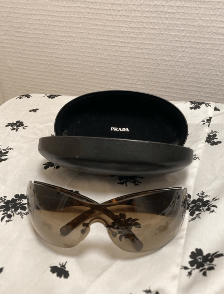 Prada PRADA Sunglasses Flame Star Sport Symbol Wrap Shield Mask Size ONE SIZE - 4 Thumbnail