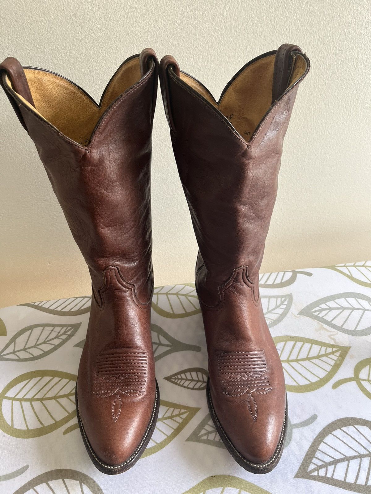 Bottes Western Double-H Vintage Homme 9D – Cuir Made In USA
