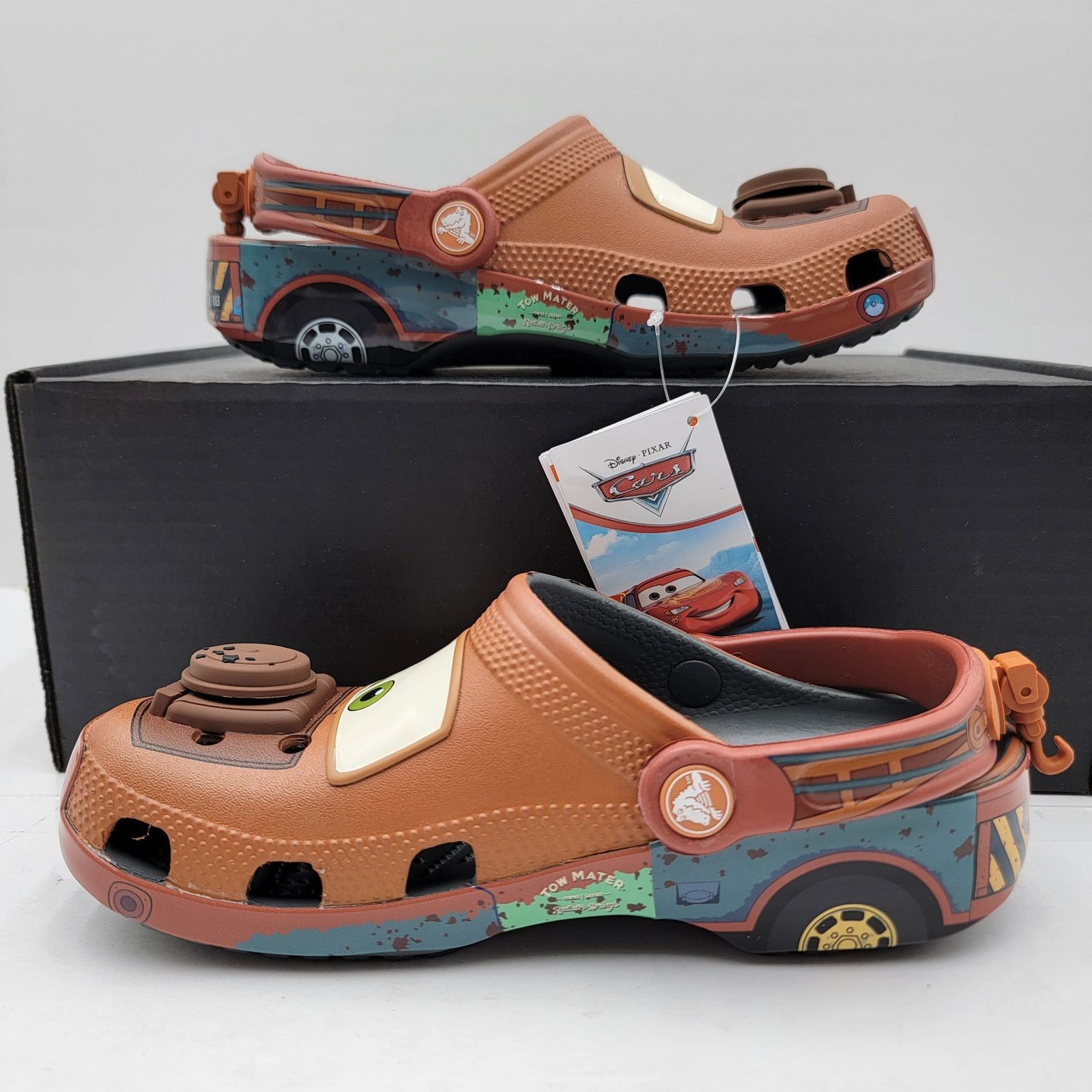 Crocs Crocs Cars Mater Classic Clog Sz M4/W6 209371-0DA Size US 6 / IT 36 - 2 Thumbnail