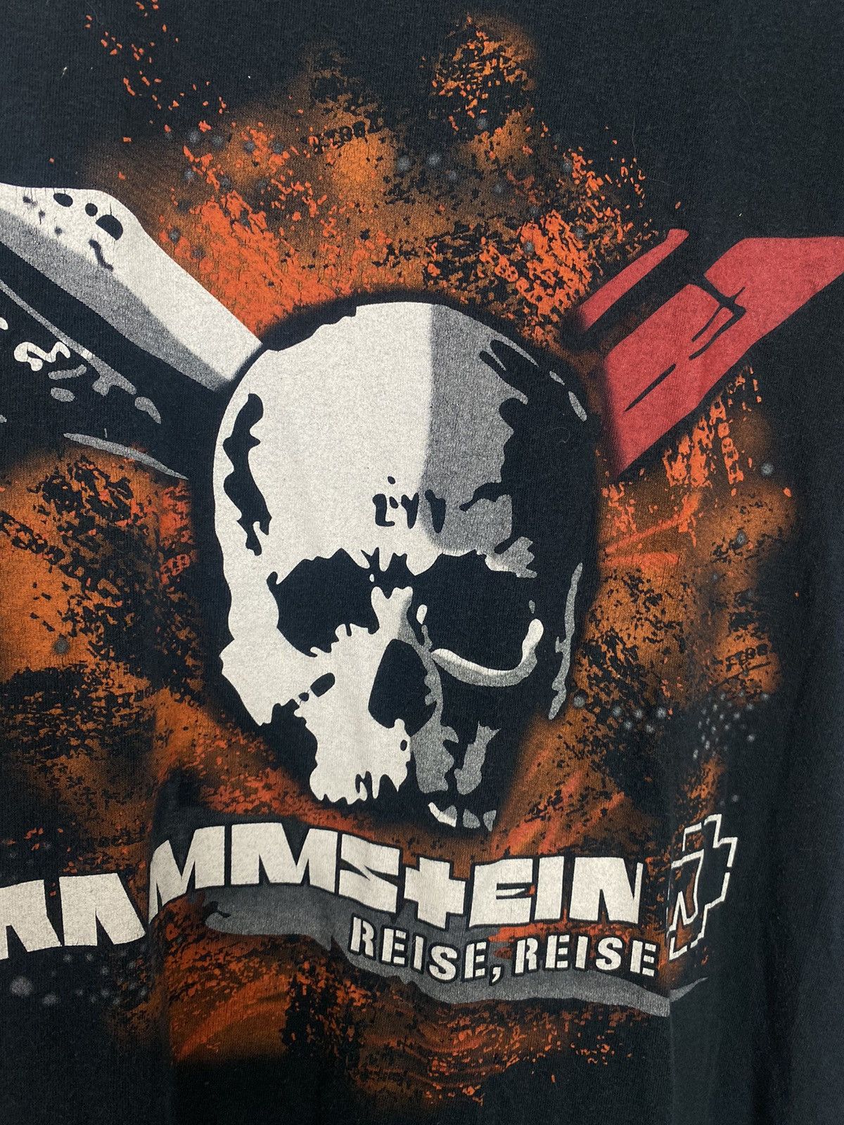 Band Tees × Vintage Rammstein Reise, Reise tee M skull 00s y2k rare metal Size US M / EU 48-50 / 2 - 3 Thumbnail