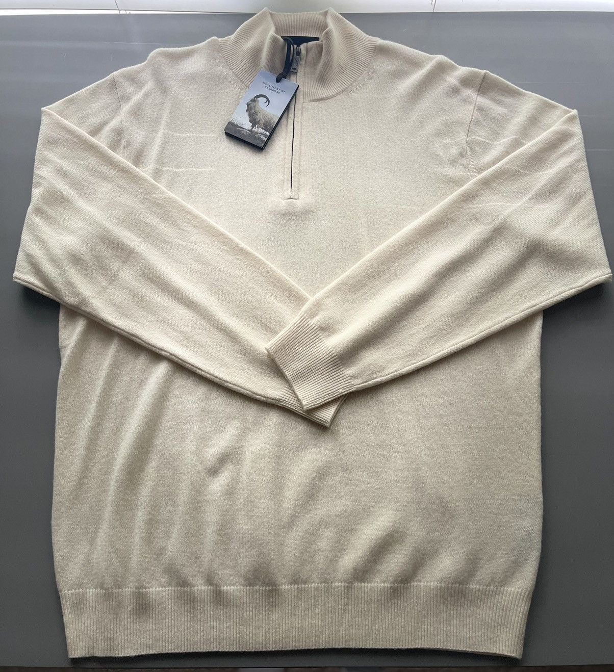 Rodd & Gunn Rodd & Gunn Cashmere Quarter Zip Sweater - Size L Size US L / EU 52-54 / 3 - 1 Thumbnail