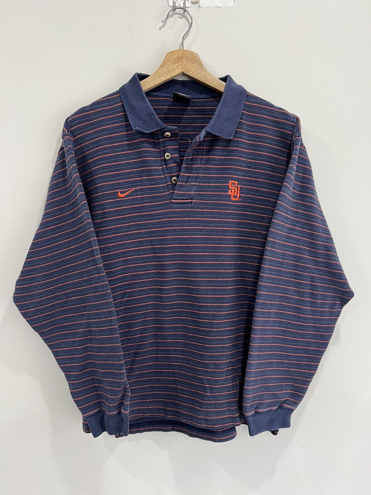 Nike Vintage Striped Rugby Shirt | Grailed