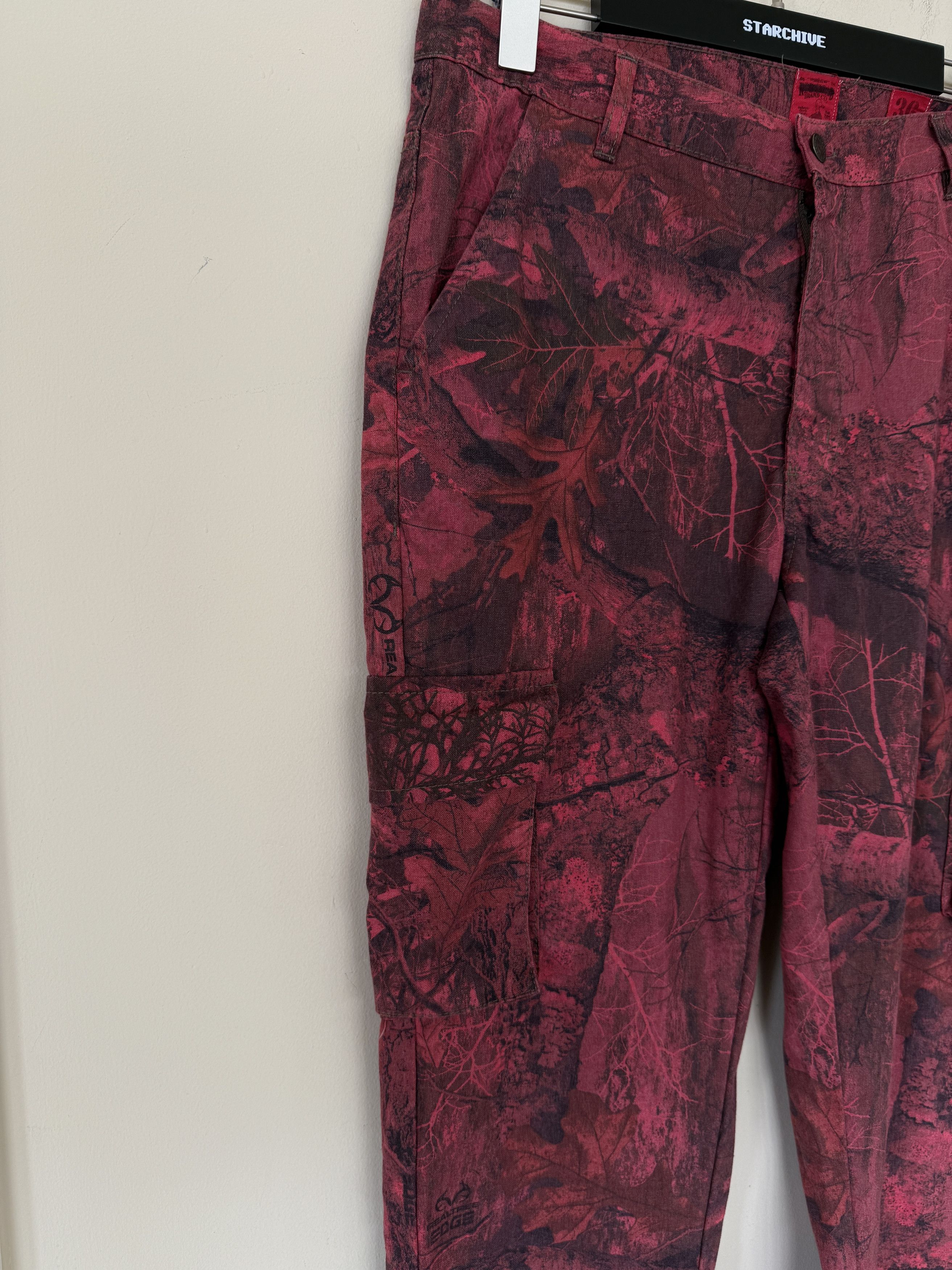 Vintage Vintage Real Tree Red Camo Cargos Size US 34 / EU 50 - 4 Thumbnail