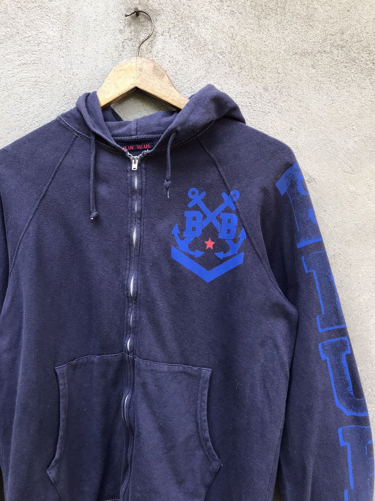 Blue Blue Japan VINTAGE BLUE BLUE JAPAN INDIGO INSPIRED KAPITAL HOODIE Size US S / EU 44-46 / 1 - 5 Thumbnail