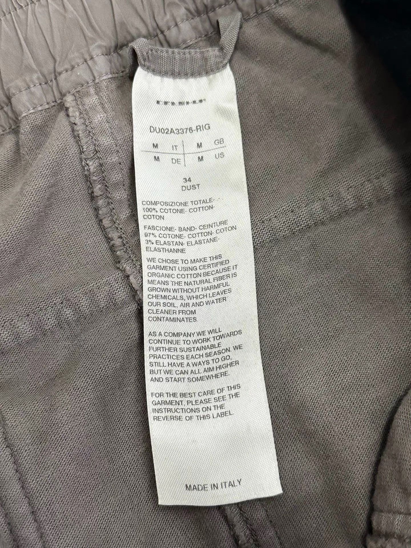 Rick Owens Rick Owens Double Ring Cargo Pants K34 Size US 33 - 4 Thumbnail