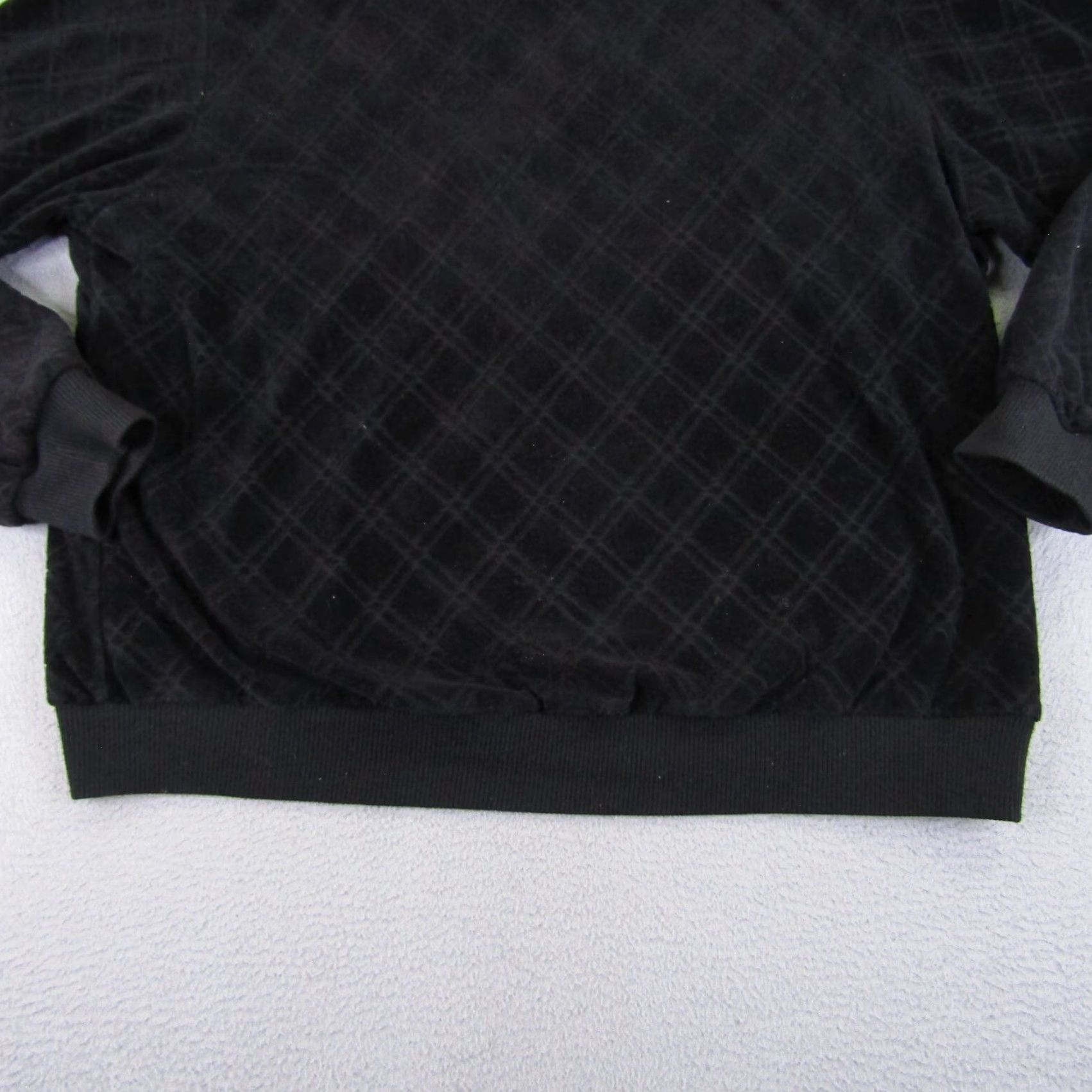 Vintage VINTAGE Alfred Dunner Sweater Petite Large Black Argyle Pullover Long Sleeve Shoulder Pads Womens Size L / US 10 / IT 46 - 4 Thumbnail