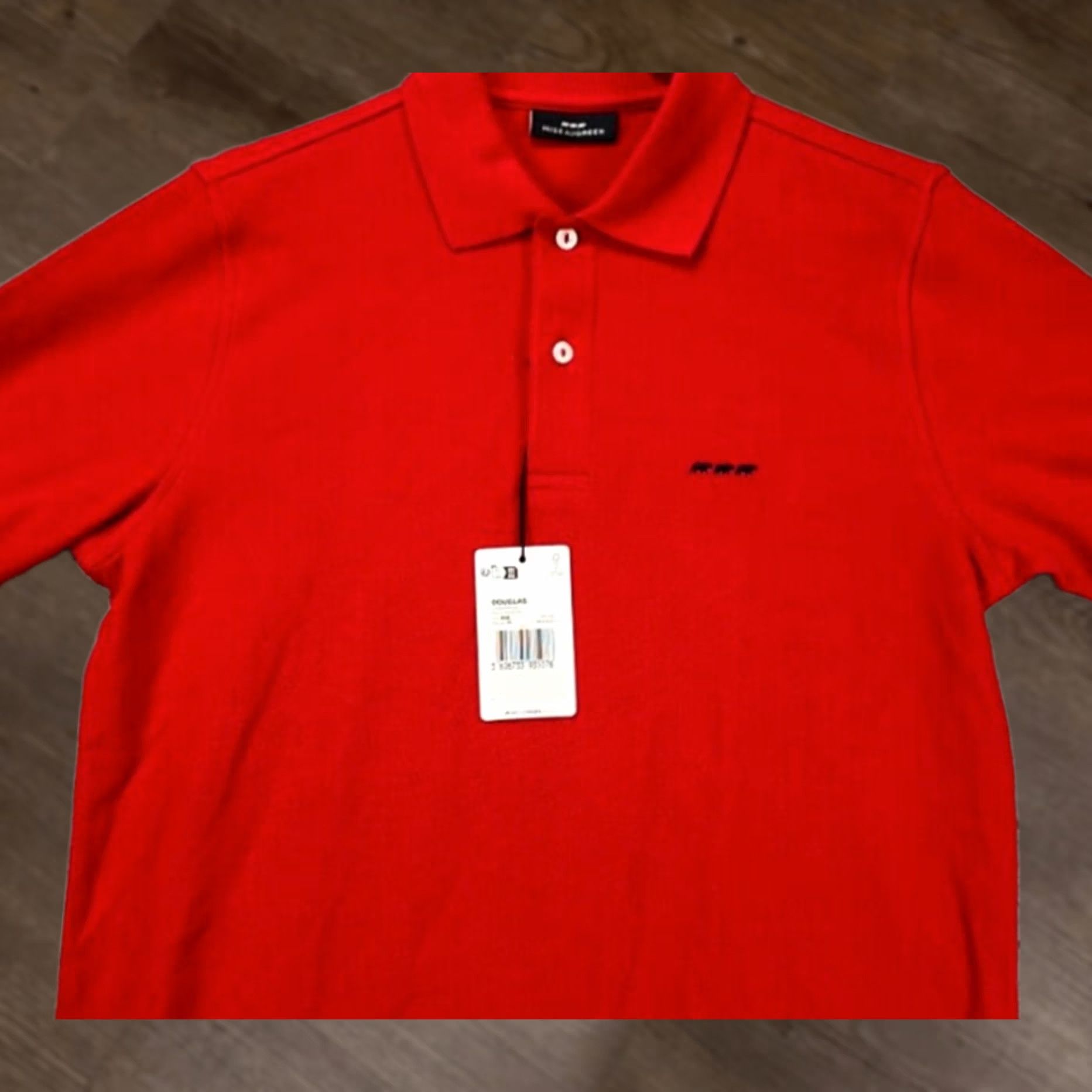 Vintage Mise Au Green Polo Shirt Shirt Mens Medium Red Short Sleeve Casual 100% Cotton Rugby NEW Size US M / EU 48-50 / 2 - 1 Thumbnail