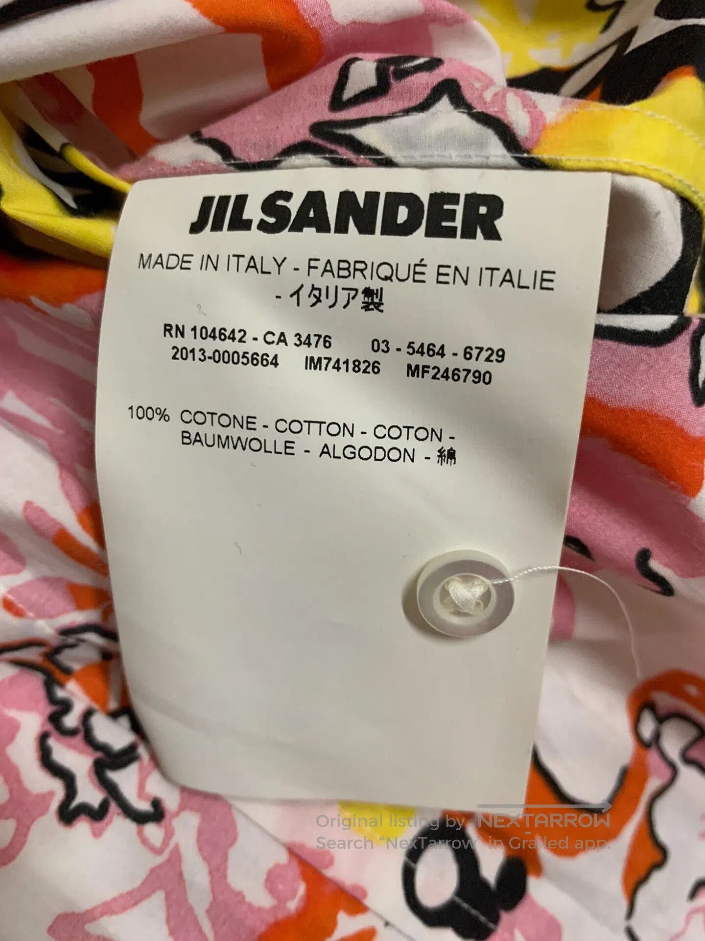 Jil Sander JIL SANDER SS13 Artist Collaboration Shirt. Size US XXS / EU 40 - 4 Thumbnail