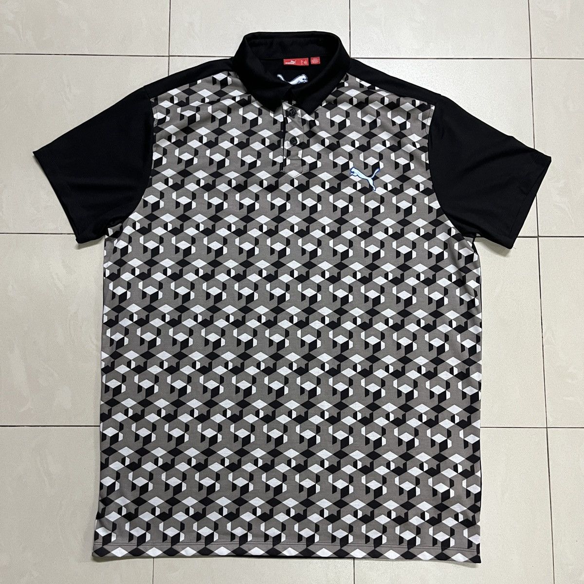 Puma Puma Geometric Shirt Size US L / EU 52-54 / 3 - 2 Thumbnail