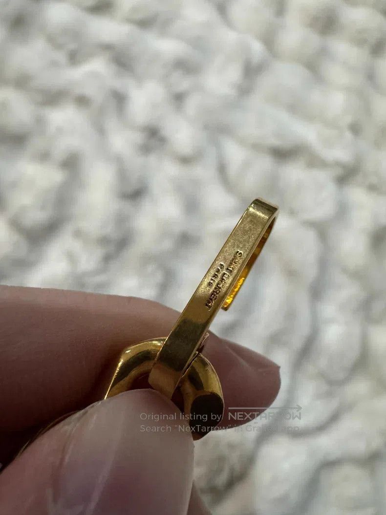 Saint Laurent Paris Saint Laurent Paris Gold Logo Tassel Belt Size ONE SIZE - 7 Thumbnail