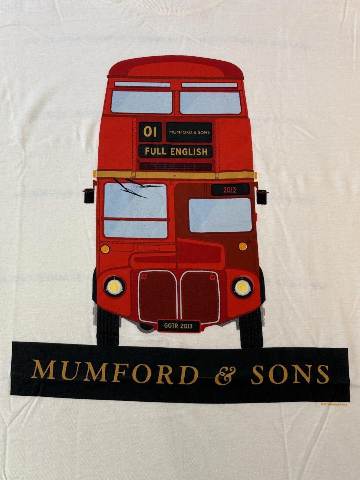 Designer Mumford & Sons Tour T-shirt GOTR 2013 Full English Tee XL Size US XL / EU 56 / 4 - 3 Thumbnail