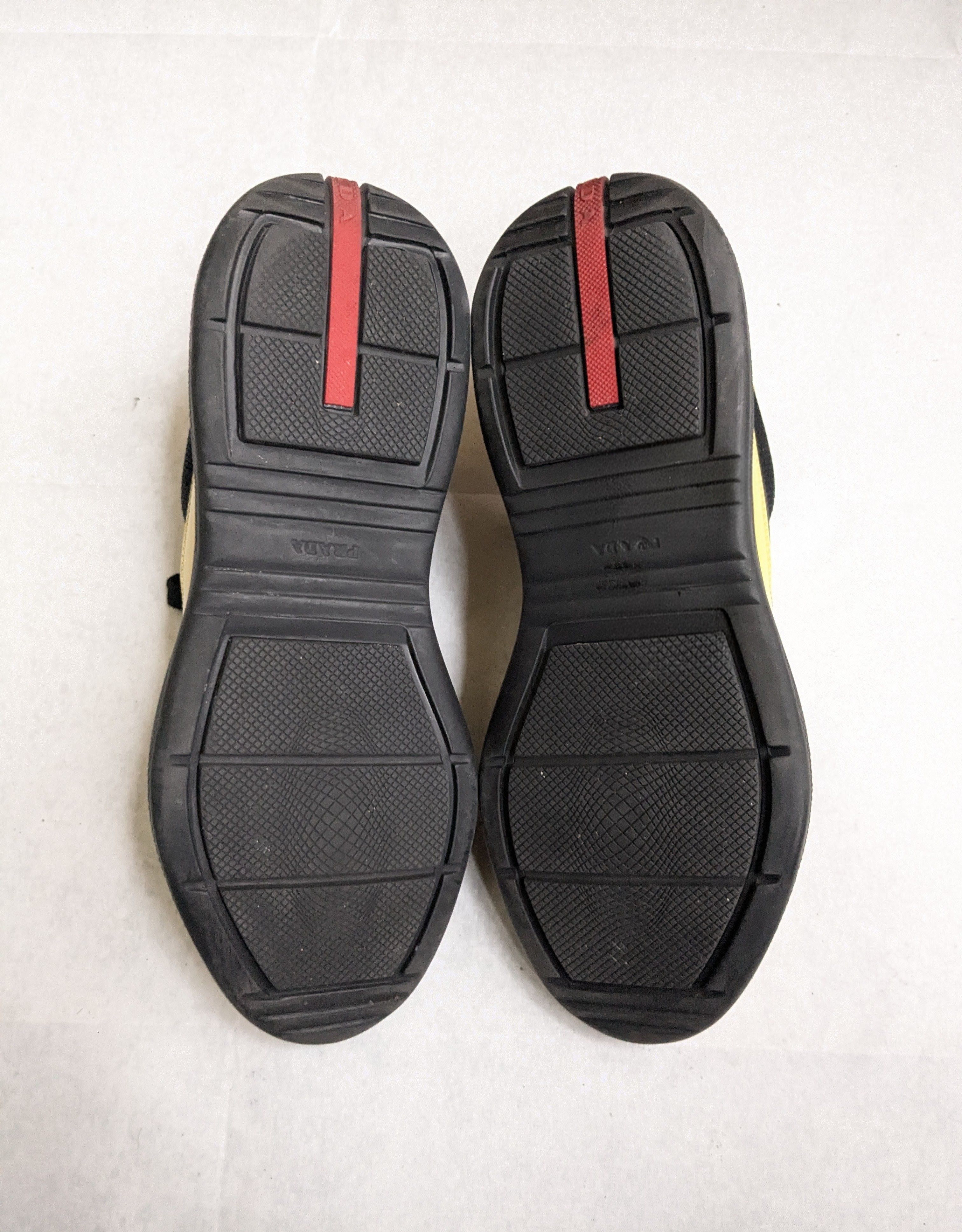 Prada Prada America's Cup Sneakers Yellow Patent Leather Black 10 Size US 10 / EU 43 - 16 Thumbnail