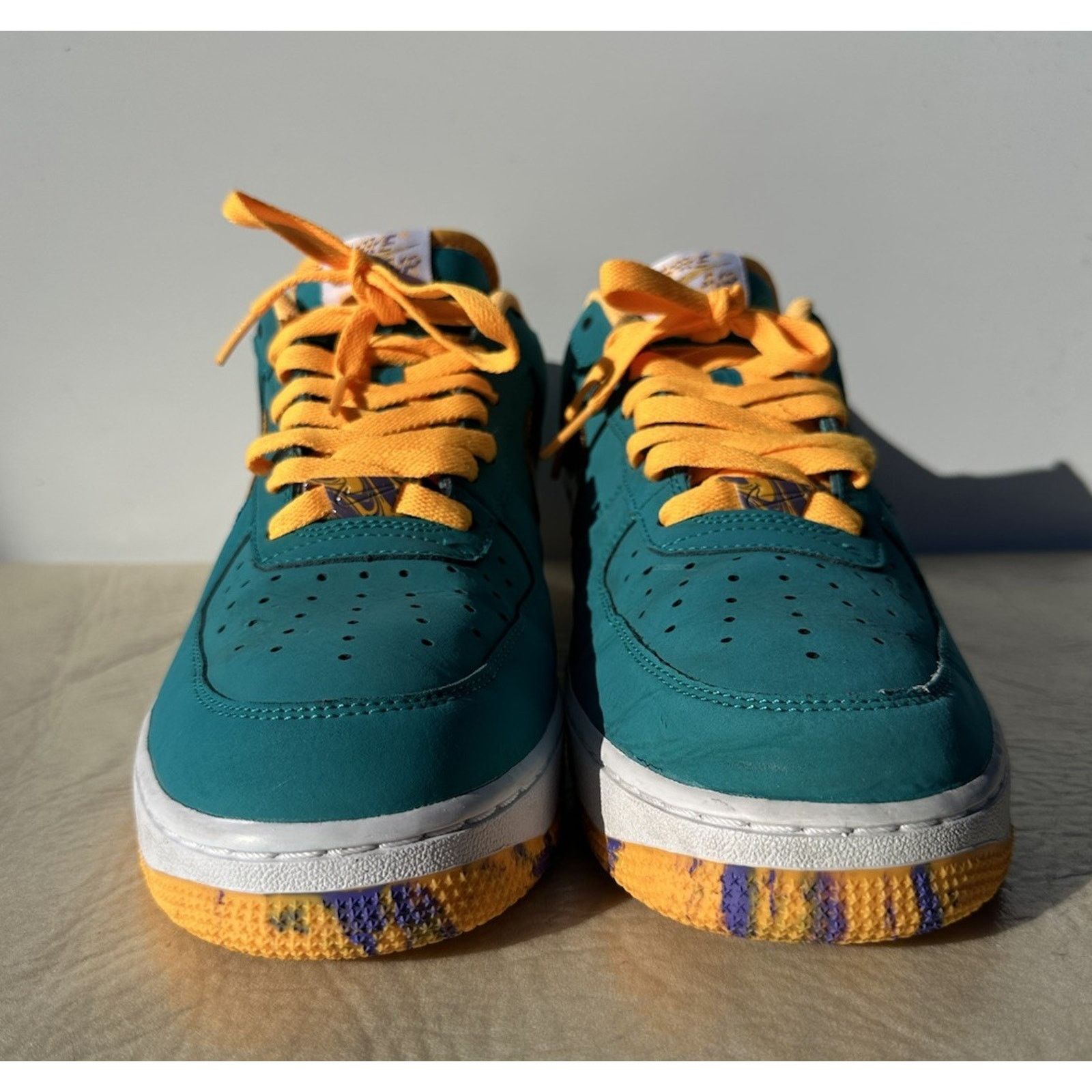 Nike Nike 2013 Air Force 1 Low Marble Swoosh Sneakers Mens10.5 Size US 10.5 / EU 43-44 - 3 Thumbnail