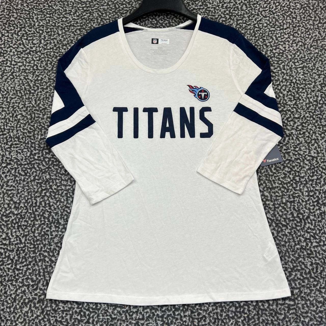 Other Tennessee Titans Shirt Women White Long Sleeve Crew Neck M Size M / US 6-8 / IT 42-44 - 1 Thumbnail