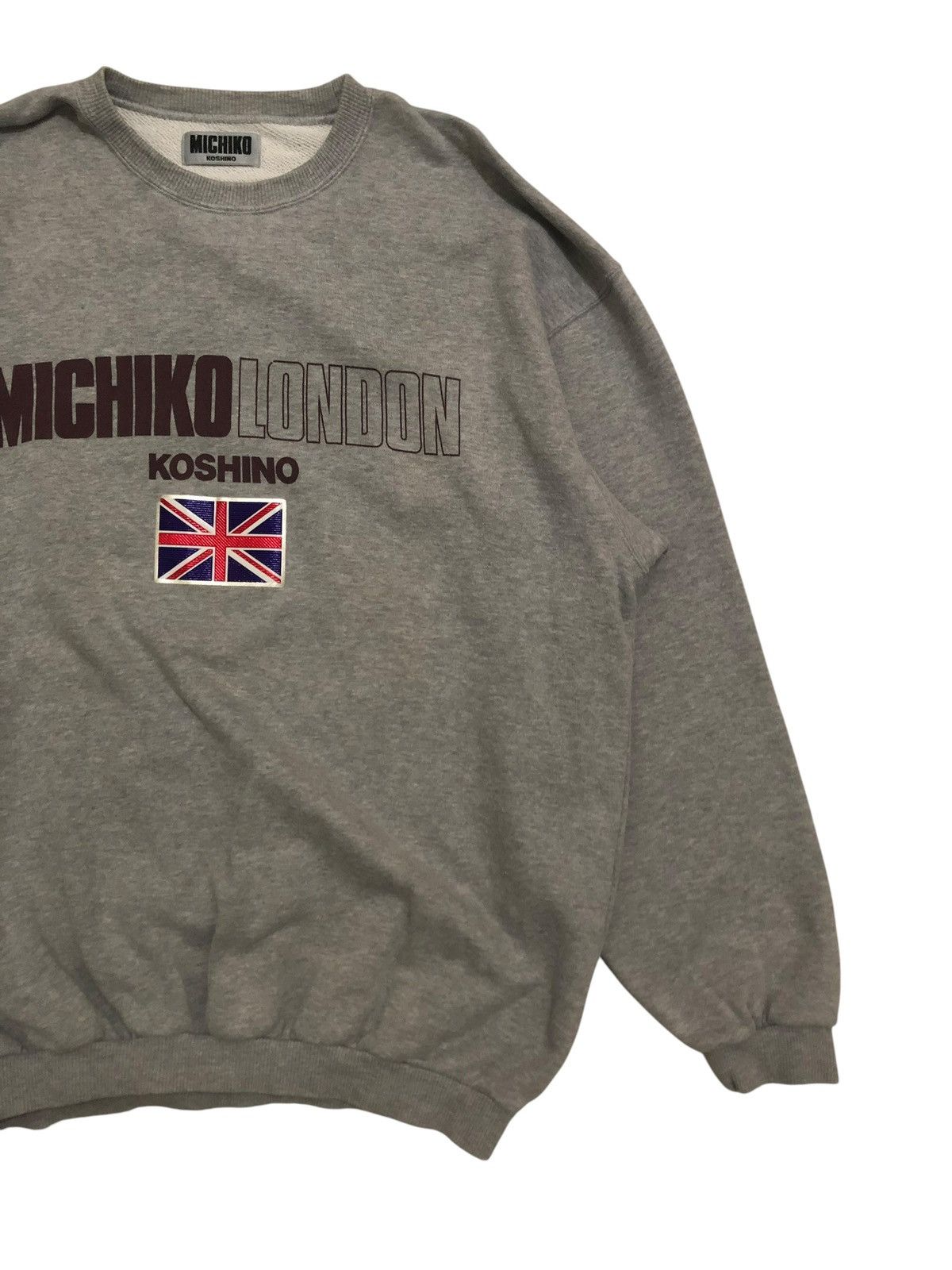 Michiko Koshino London Michiko Koshiko London Spell Out Sweatshirt Size US L / EU 52-54 / 3 - 3 Thumbnail