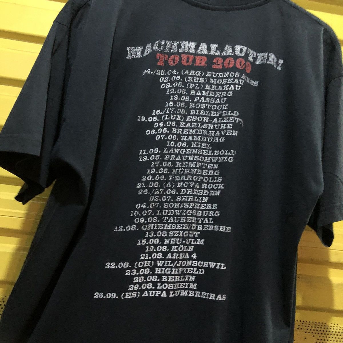 Band Tees Die Totten Hosen Tour Tee Size US XL / EU 56 / 4 - 4 Thumbnail