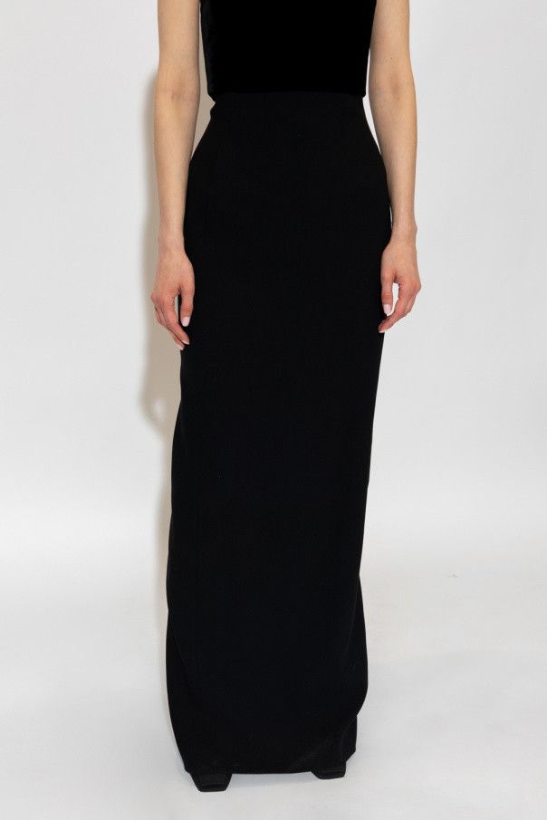 Saint Laurent Paris o1s1wg110924 Bustier in Velvet in Black Size M / US 6-8 / IT 42-44 - 3 Thumbnail