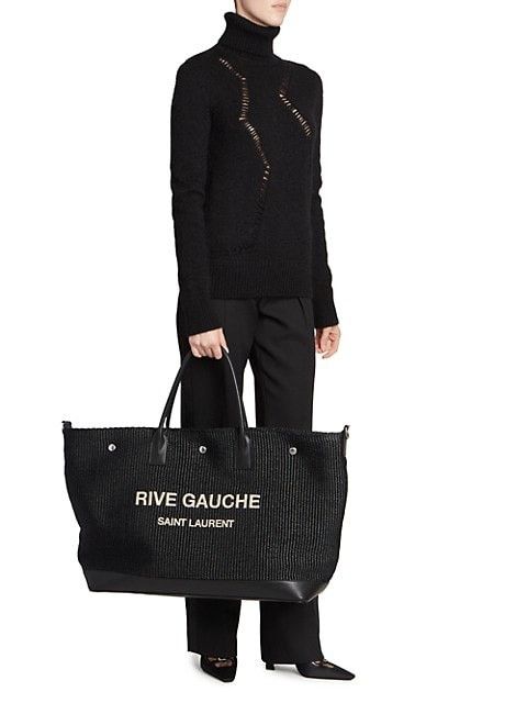 Saint Laurent Paris o1b1hav110525 718554 Size: OS / Rive Gauche Maxi Cabas Bag Size ONE SIZE - 2 Thumbnail
