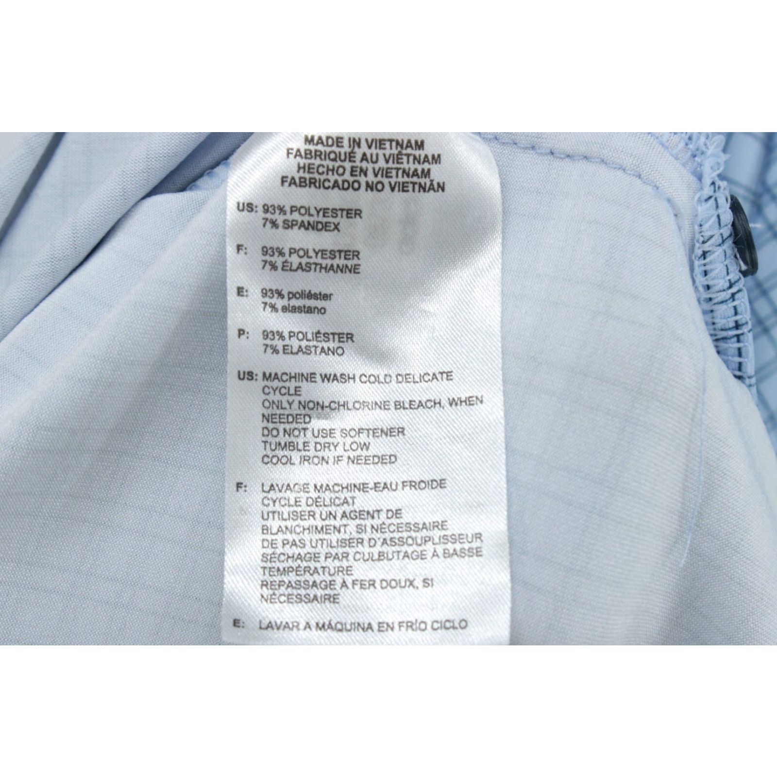 Adidas Adidas Polo Golf Shirt Men XL Blue Check Logo Polo Casual Office Preppy Athleisure Sports Mens Size US XL / EU 56 / 4 - 7 Thumbnail