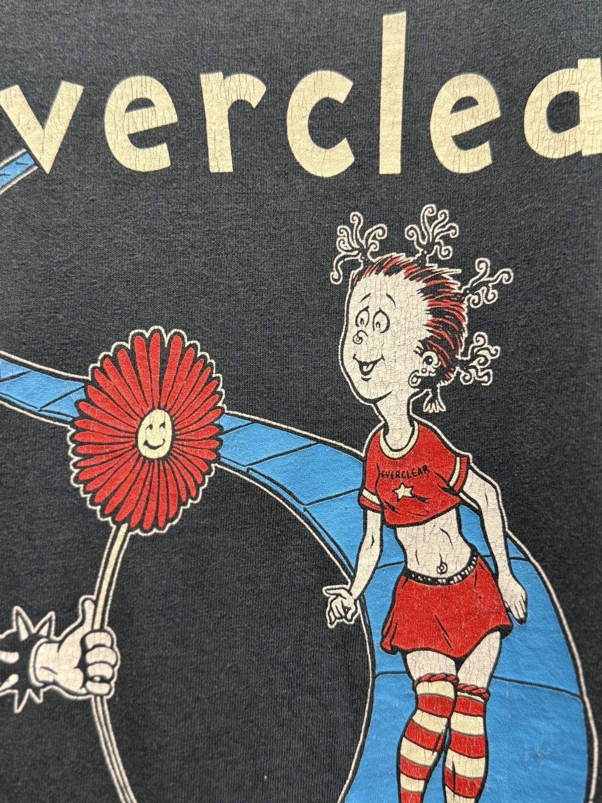 Band Tees × Vintage Vintage 90s Everclear Grunge Sun Faded Tee Size US L / EU 52-54 / 3 - 3 Thumbnail