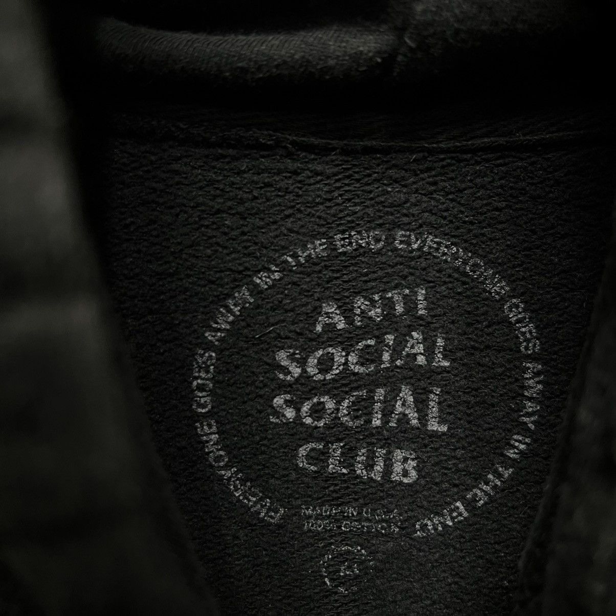 Anti Social Social Club Anti Social Social Club Hoodie Kkhoch Made in USA Size US M / EU 48-50 / 2 - 18 Thumbnail