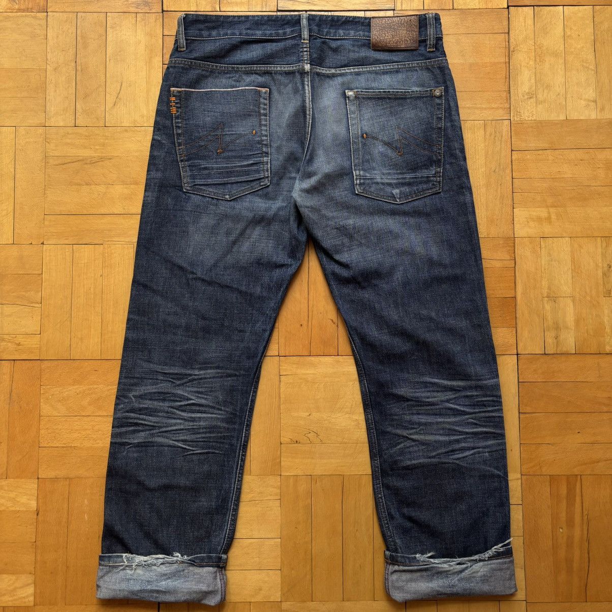 Iron Heart Upper Class Selvage Denim Jeans M-202 Strait Cut Size US 34 / EU 50 - 3 Thumbnail