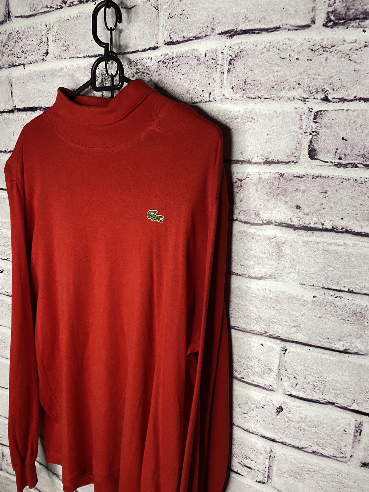 Lacoste MENS vintage Long sleeve Lacoste old money mini logo Size US L / EU 52-54 / 3 - 3 Thumbnail
