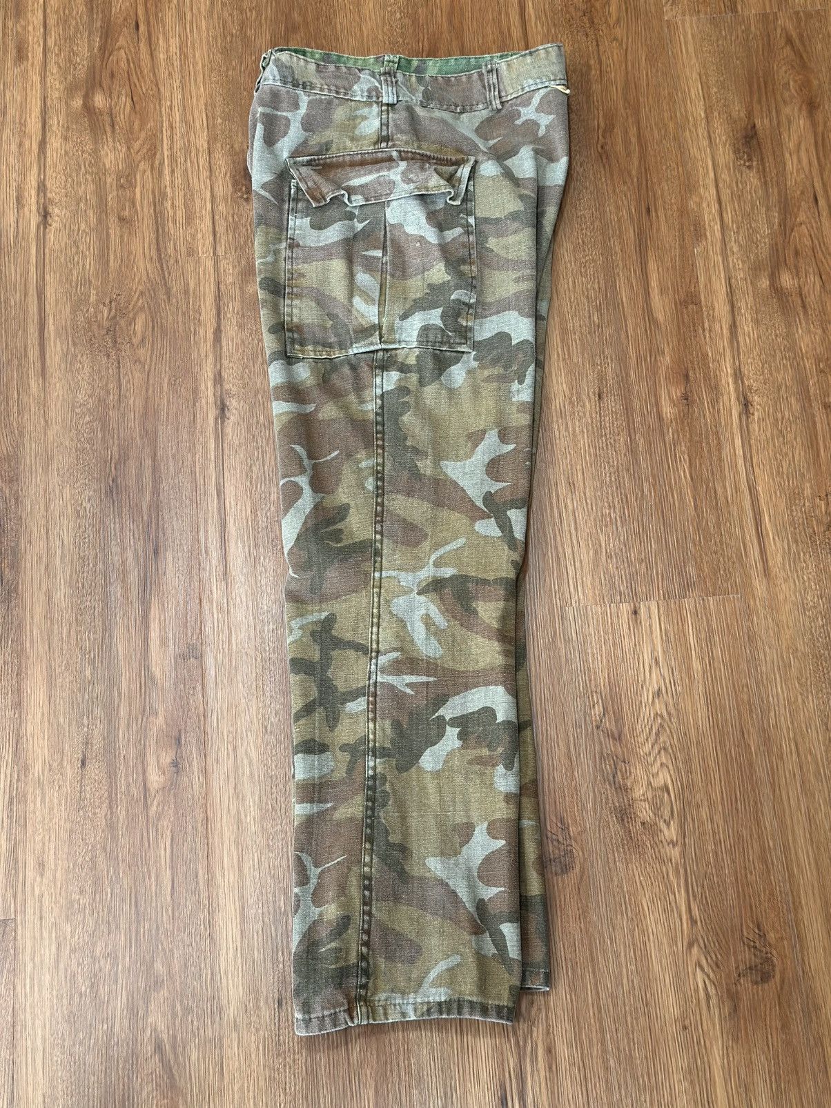 Vintage Vintage 1970’s Ranger Reversible Camo Cargo Pants Size US 31 - 5 Thumbnail