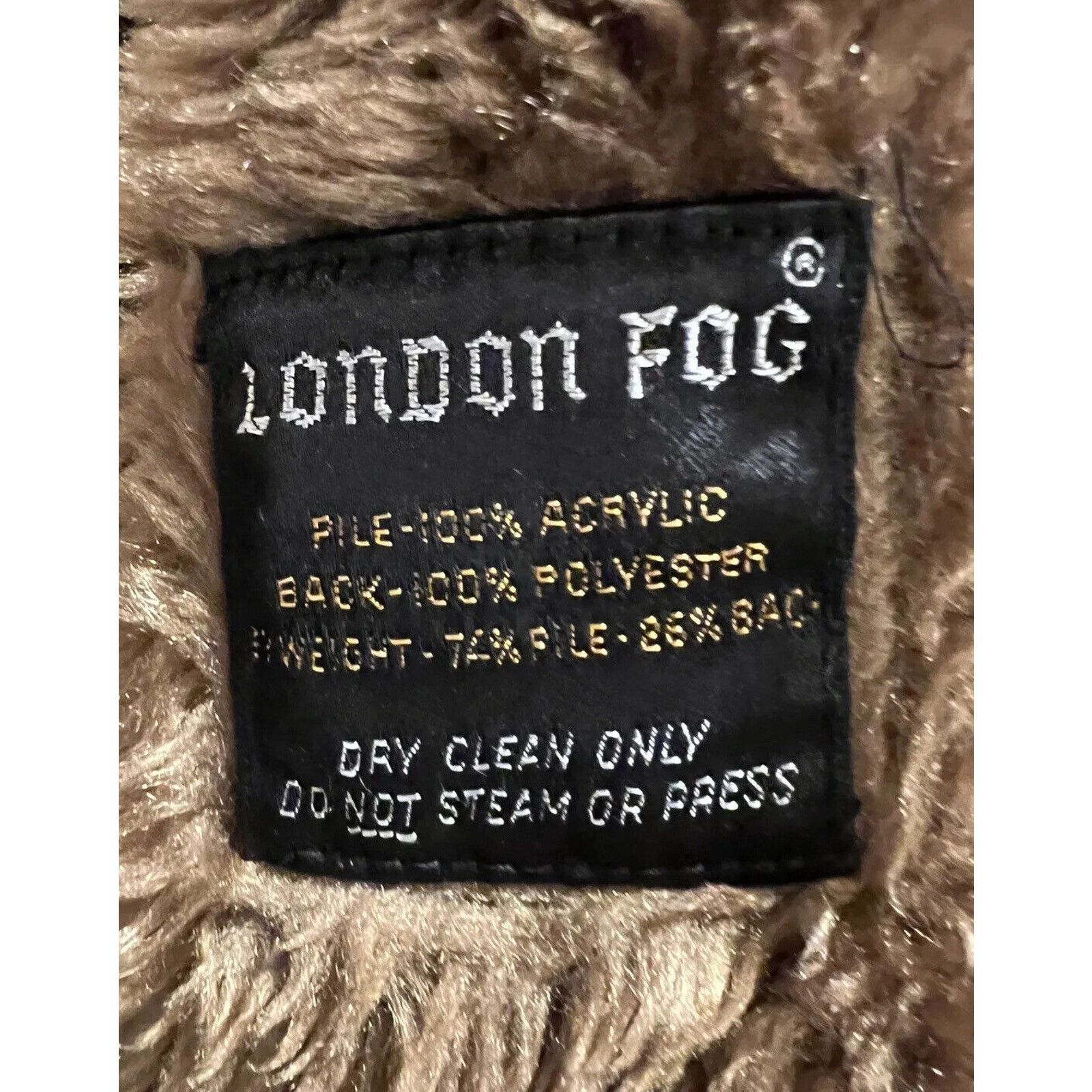 London Fog Vintage London Fog Lined Textured Polyester Trench Womens 16 Size XXL / US 16-18 / IT 52-54 - 4 Thumbnail