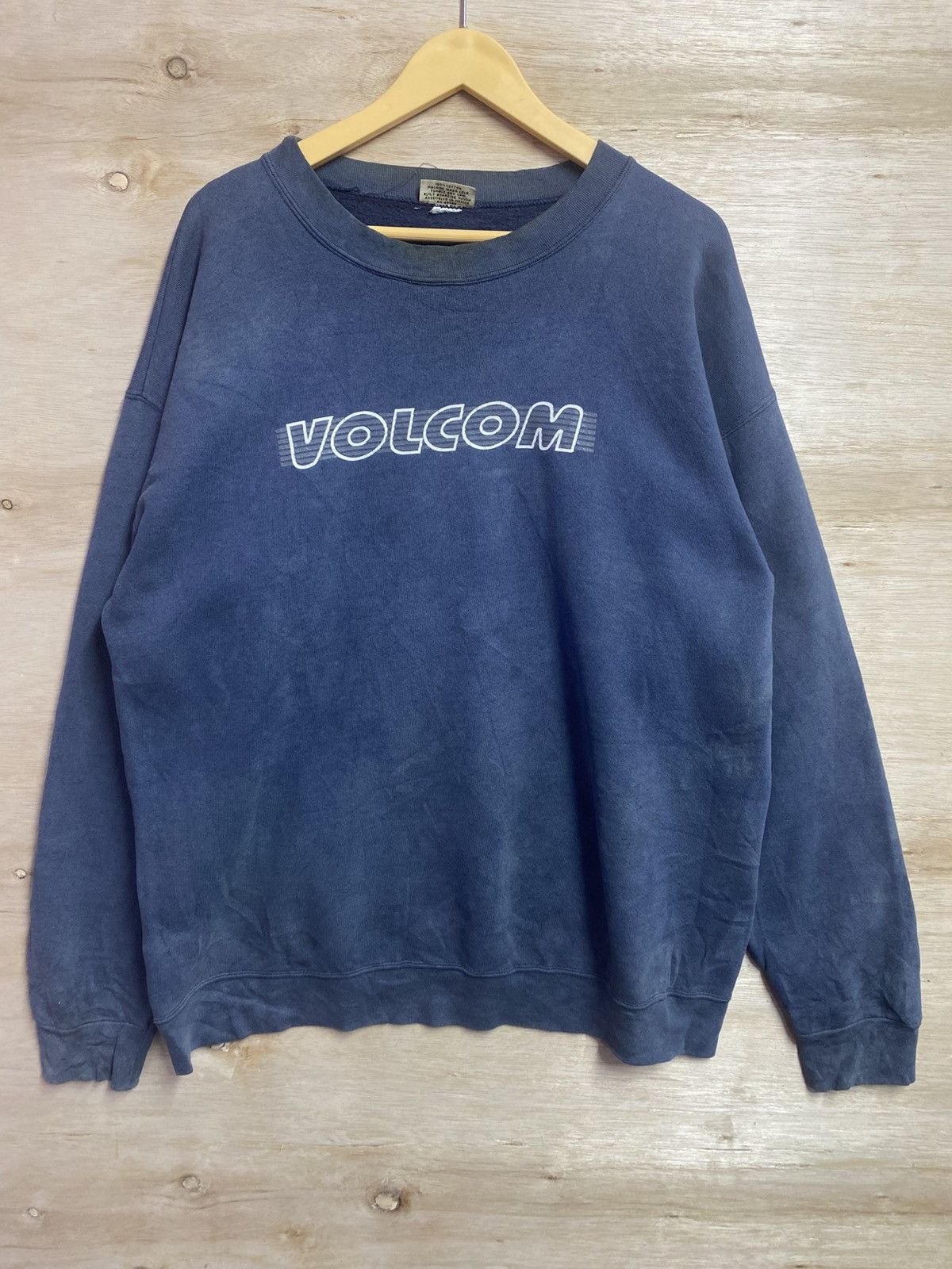 Volcom Vintage faded VOLCOM SKATEBOARD crewneck sweatshirt Size US XL / EU 56 / 4 - 1 Thumbnail