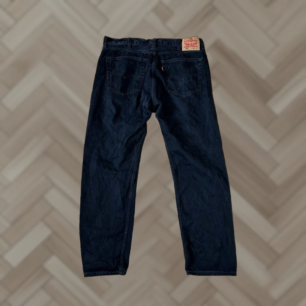 Levi's VINTAGE Levi's 505 Jeans Black Wash Denim Relaxed Fit 38x32 Men Size US 38 / EU 54 - 1 Thumbnail