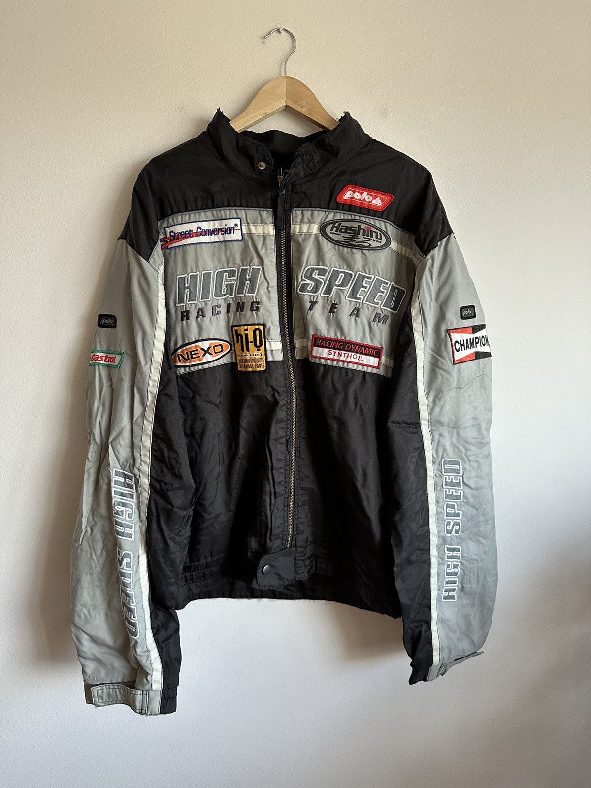 Vintage Polo rare High Speed Racing Team jacket vintage Size US XXL / EU 58 / 5 - 1 Thumbnail