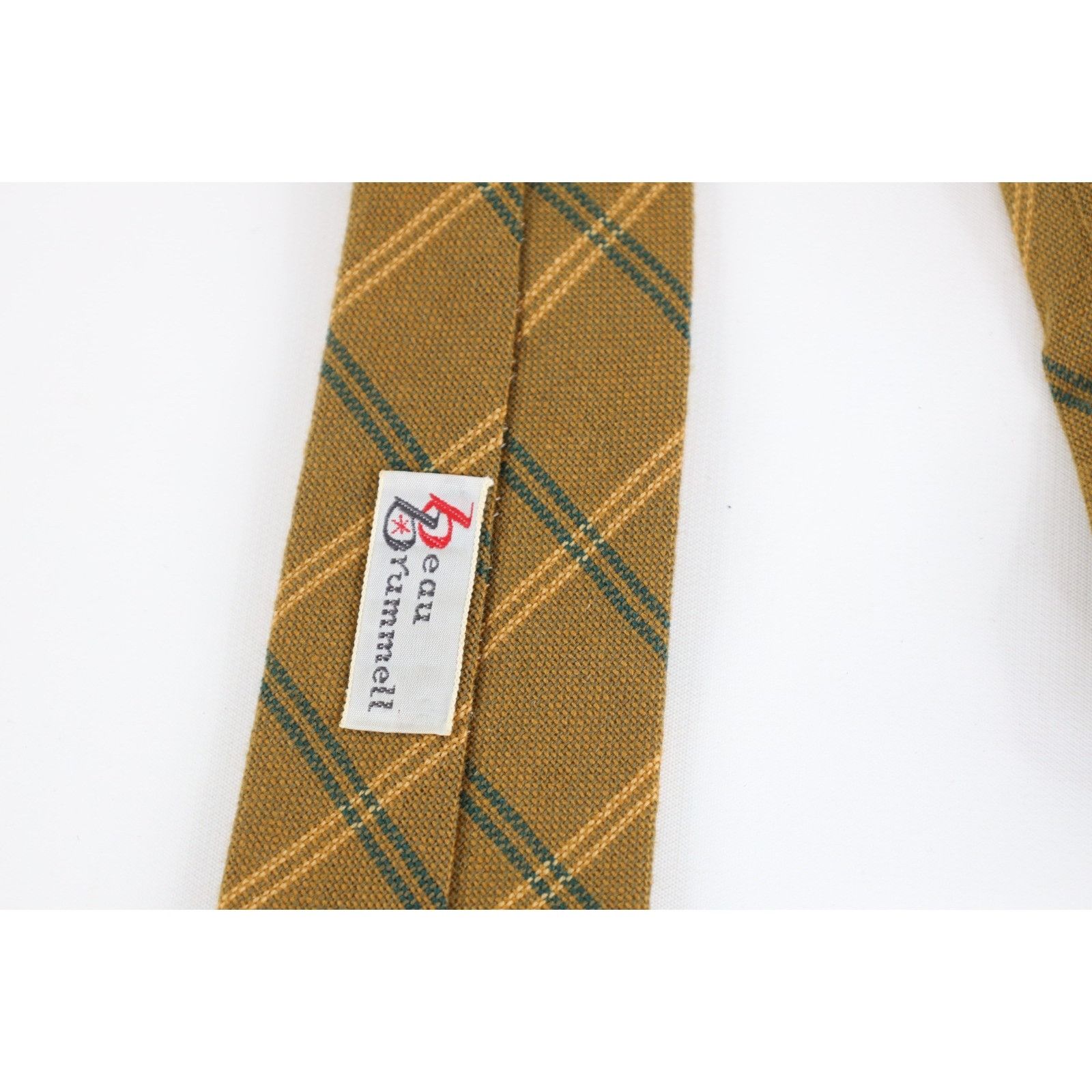 Vintage Vintage 50s 60s Rockabilly Wool Cashmere Tweed Neck Tie Size ONE SIZE - 7 Thumbnail