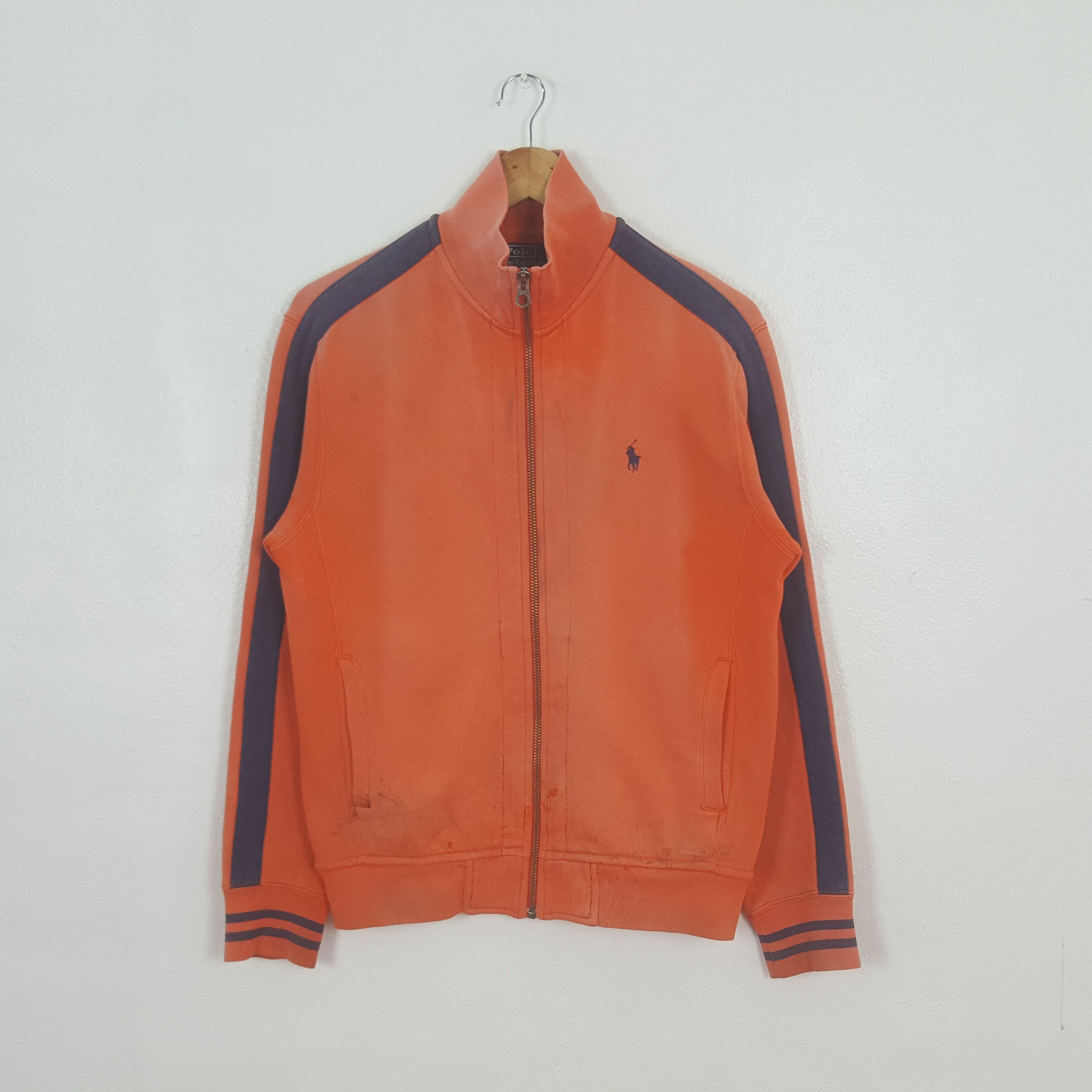 Polo Ralph Lauren Vintage Polo Ralph Lauren Distressed Sweater Jacket C314N10 Size US S / EU 44-46 / 1 - 1 Thumbnail