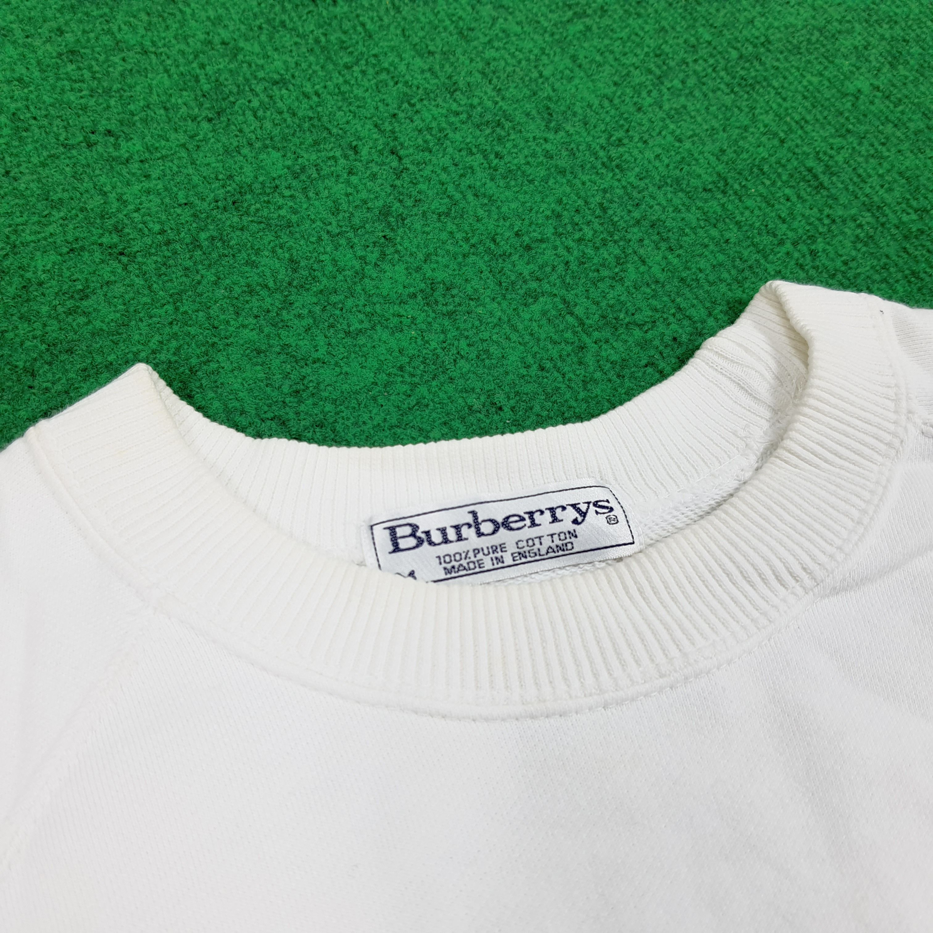 Burberry × Vintage Vintage Burberrys of London Spell Out Sweatshirt Size US M / EU 48-50 / 2 - 4 Thumbnail