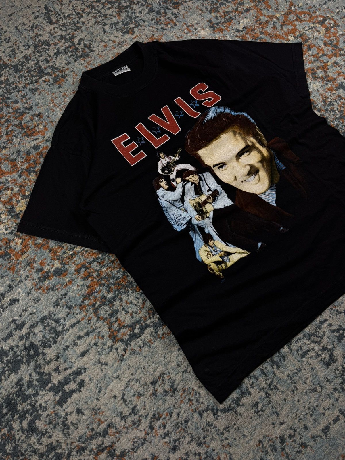 Band Tees Vintage 90s Elvis Presley graphic band tee rocknroll rock Size US XL / EU 56 / 4 - 2 Thumbnail