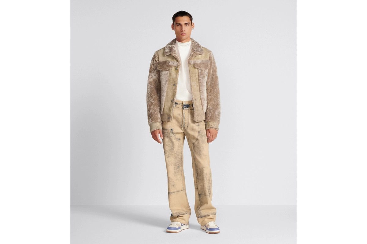 Dior o1bcso1str0225 Carpenter-Effect Heritage Jeans in Beige Size US 36 / EU 52 - 4 Thumbnail