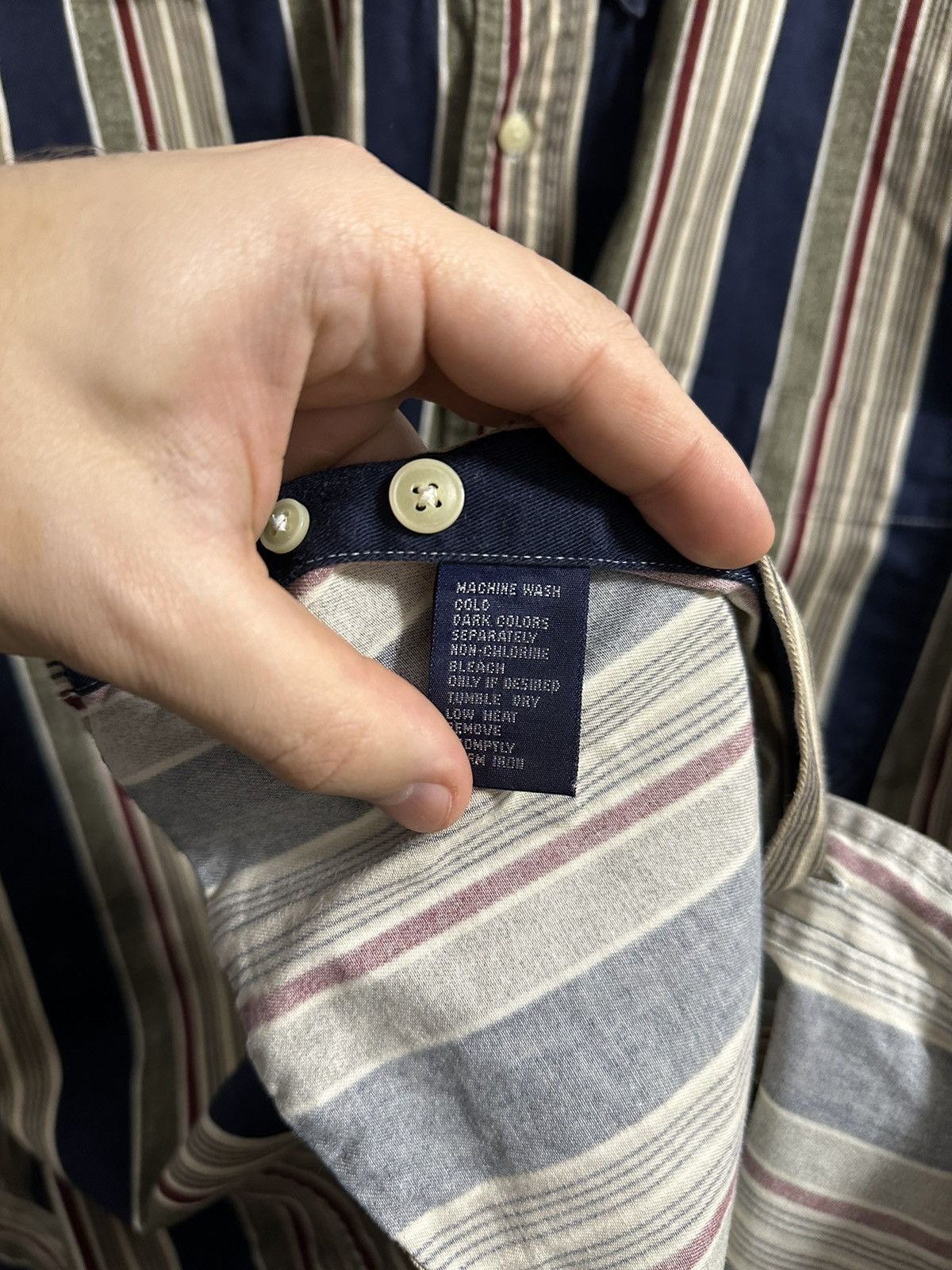 Chaps Ralph Lauren Rare Vintage Polo Chaps Ralph Lauren Checkerd Buttons Shirts Size US L / EU 52-54 / 3 - 9 Thumbnail