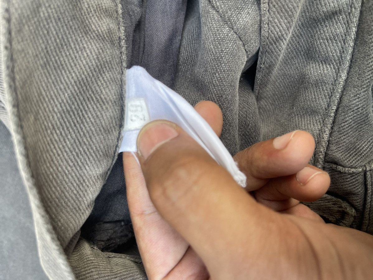 Helmut Lang Helmut Lang Black Distressed Denim (90s Rare Archive Grail) Size US 30 / EU 46 - 11 Thumbnail