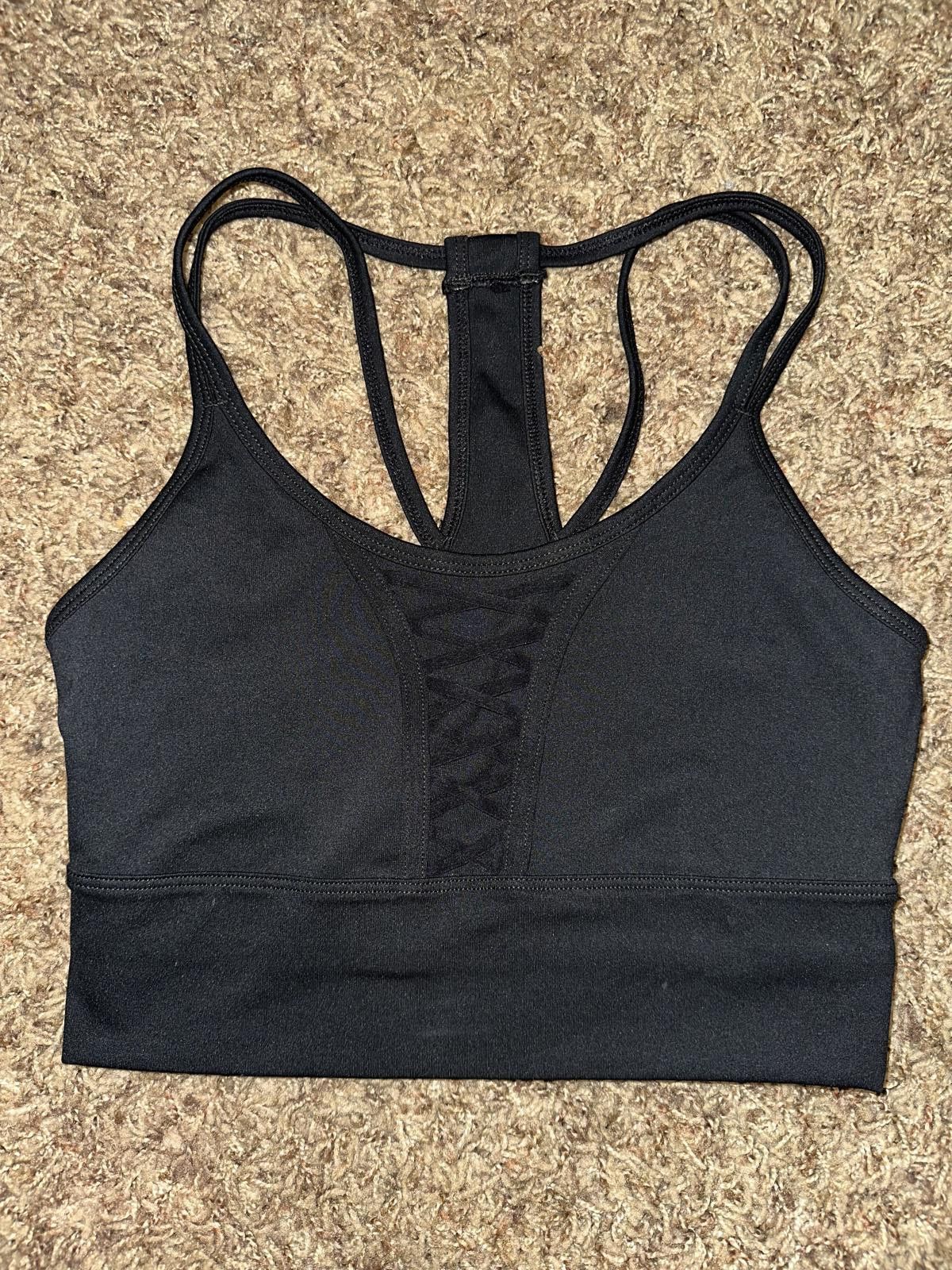 Nike Nike Women's Dry Cropped Lacing Lux Training Tank Bra Size ONE SIZE - 1 Thumbnail