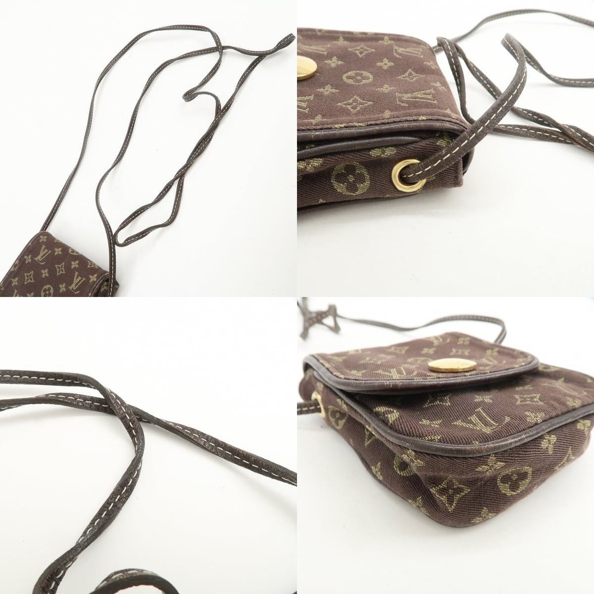 Louis Vuitton Louis Vuitton Mini Lin Pochette Cancun Crossbody Bag Size ONE SIZE - 4 Thumbnail