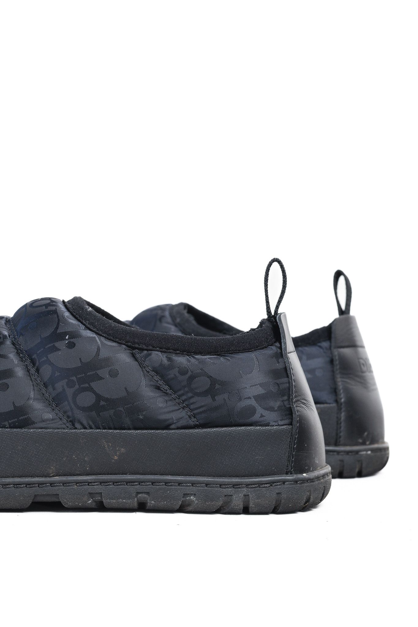 Dior Dior Black Super Dior Oblique Quilted Nylon Snow Slippers Size US 6 / EU 39 - 7 Thumbnail