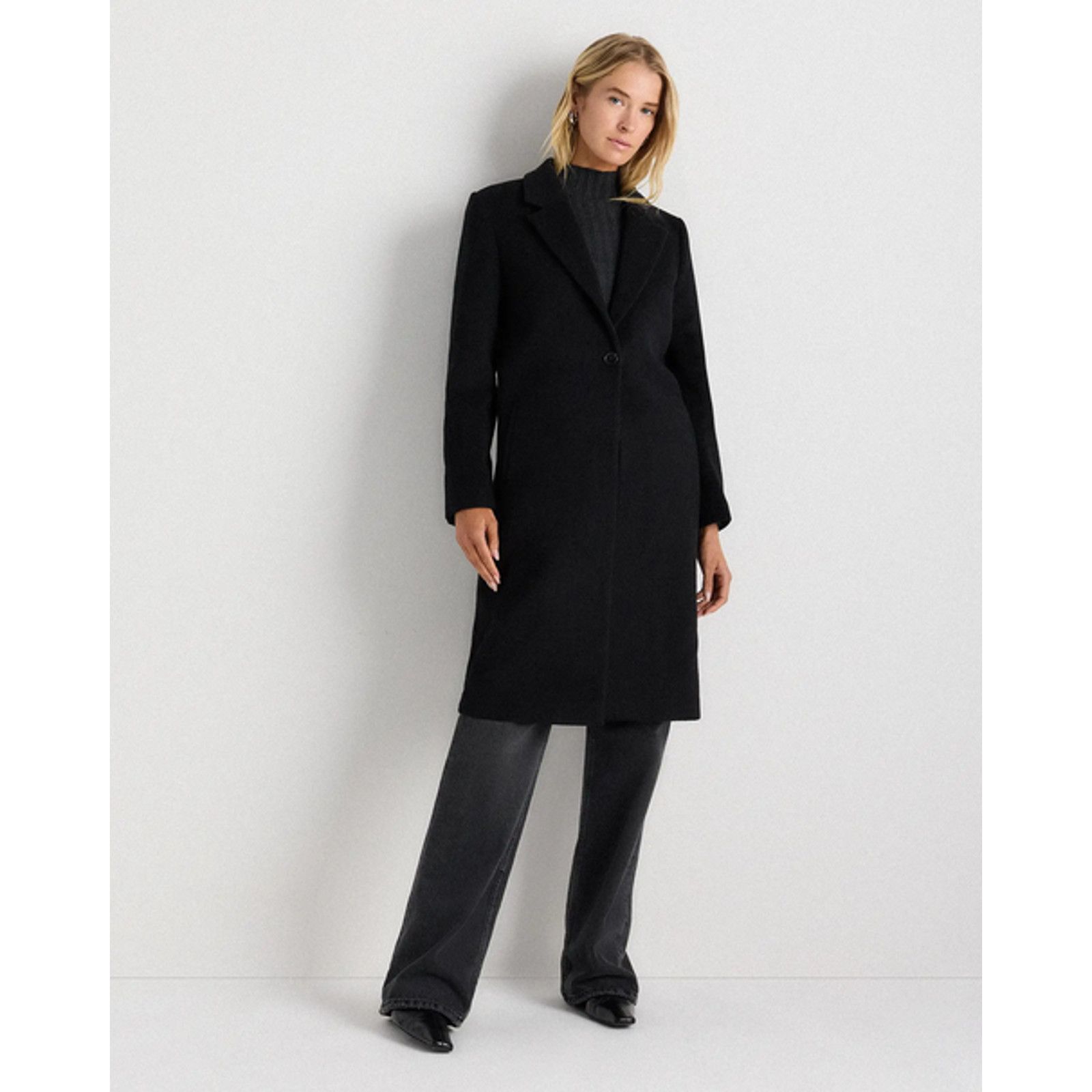 Quince Quince Wool Cashmere Classic Single-Breasted Coat Size M NWT Size M / US 6-8 / IT 42-44 - 6 Thumbnail