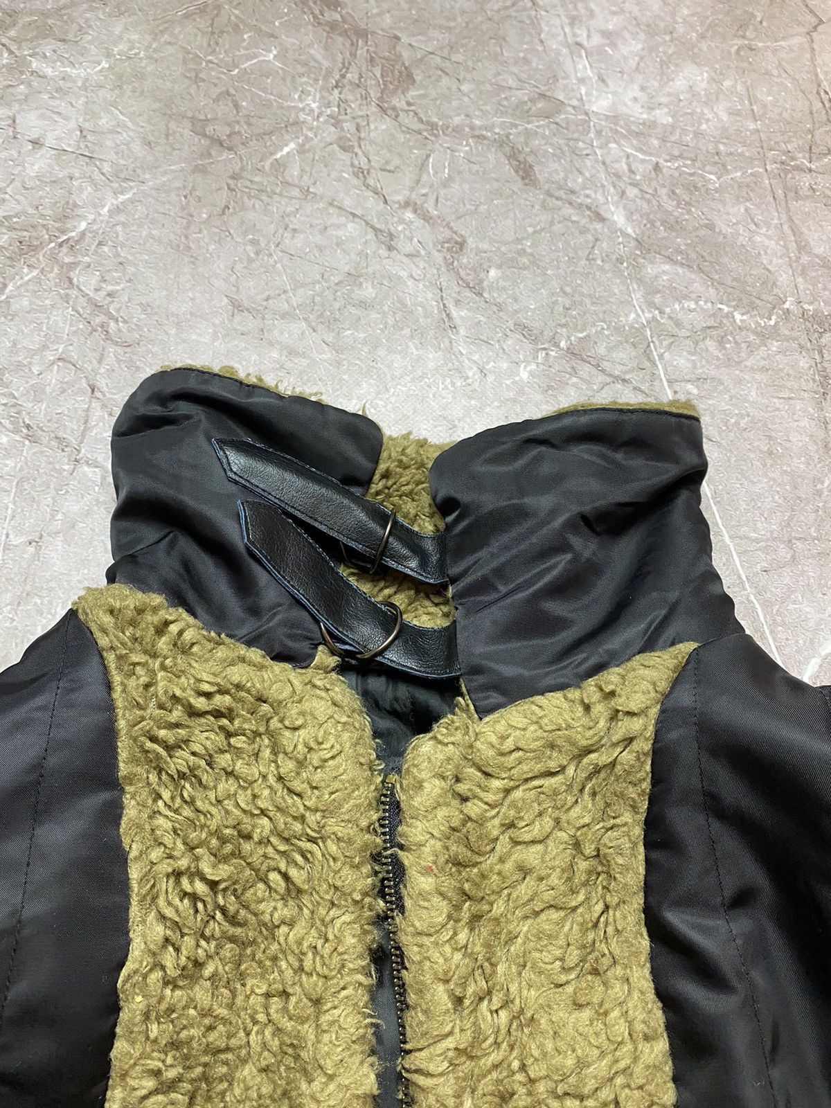 Vintage Vintage Avant-garde alternative faux-fur bomber jacket Size L / US 10 / IT 46 - 12 Thumbnail